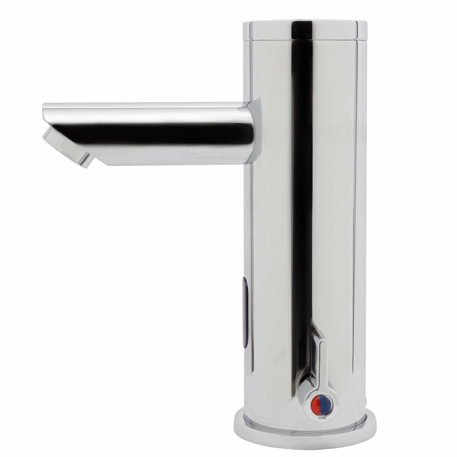 Bateria na podczerwień, automatyczna, bezdotykowa bateria łazienkowa, armatura umywalkowa z czujnikiem, armatura indukcyjna 0-55 °C, do kuchni, łazienki, restauracji (bateria nie wchodzi w