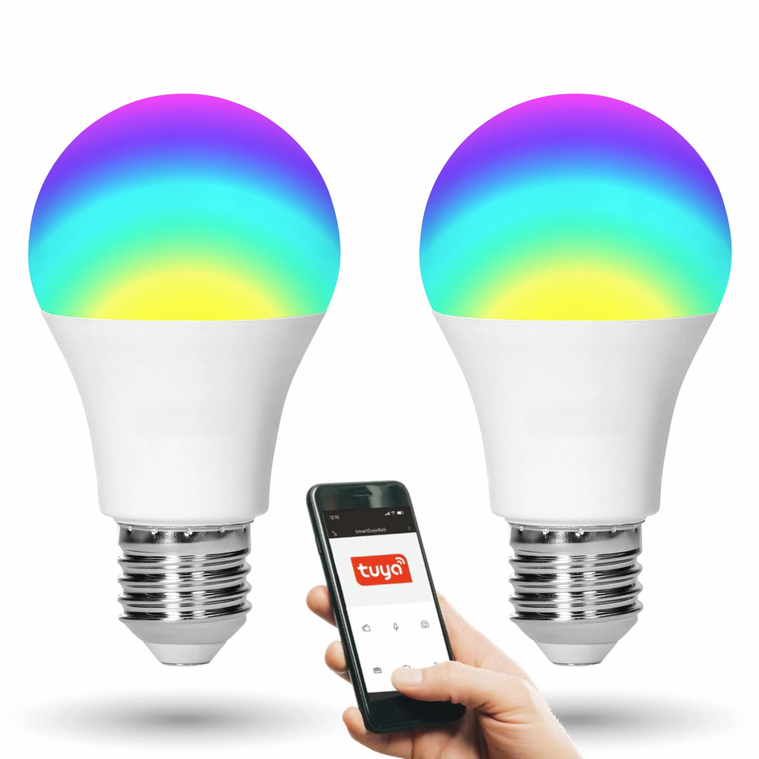 Tuya Smart LED RGB CCT żarówka E27 ściemnialna