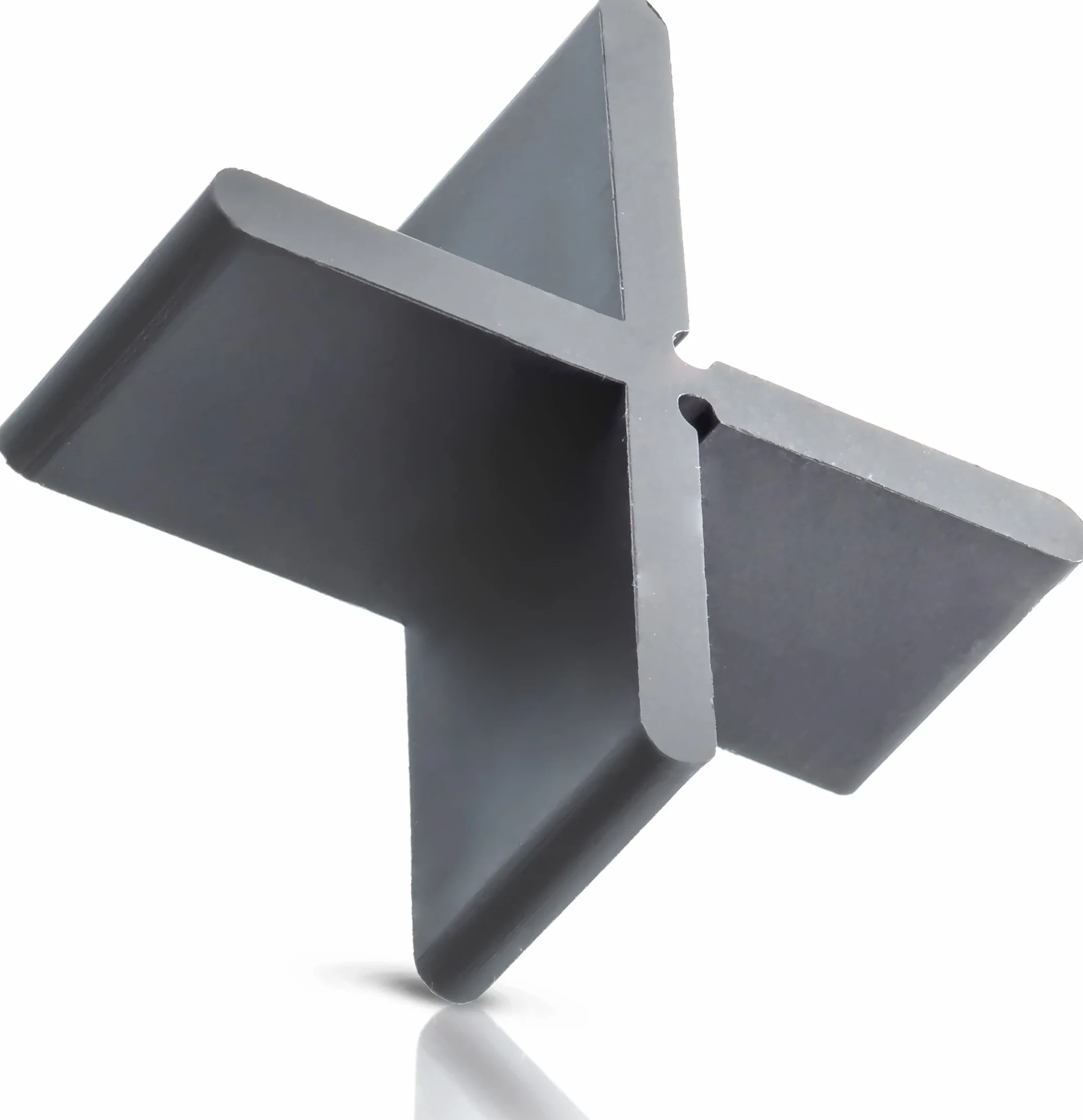 4 mm Profi - Krzyże do fug do płyt tarasowych 4 mm x 20 mm (szer. x wys.) - 100 sztuk do układania na zewnątrz. Z planowanym miejscem złamania można używać jako trójnik - Made in Germany