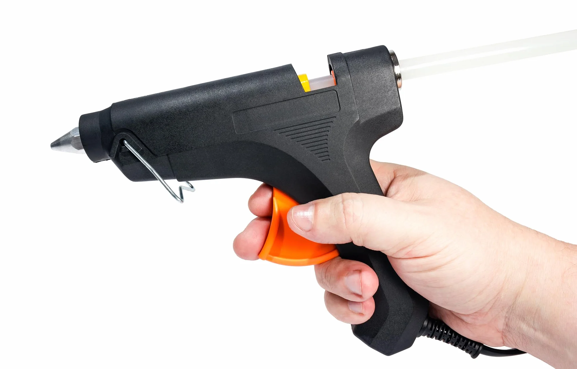Pistolet do klejenia na gorąco 40 W – sztyfty 11 mm - szybkie nagrzewanie - wysoka precyzja do kreatywnych prac i napraw - idealny do domu, majsterkowania i rzemiosła (40 W - sztyfty 11 MM)