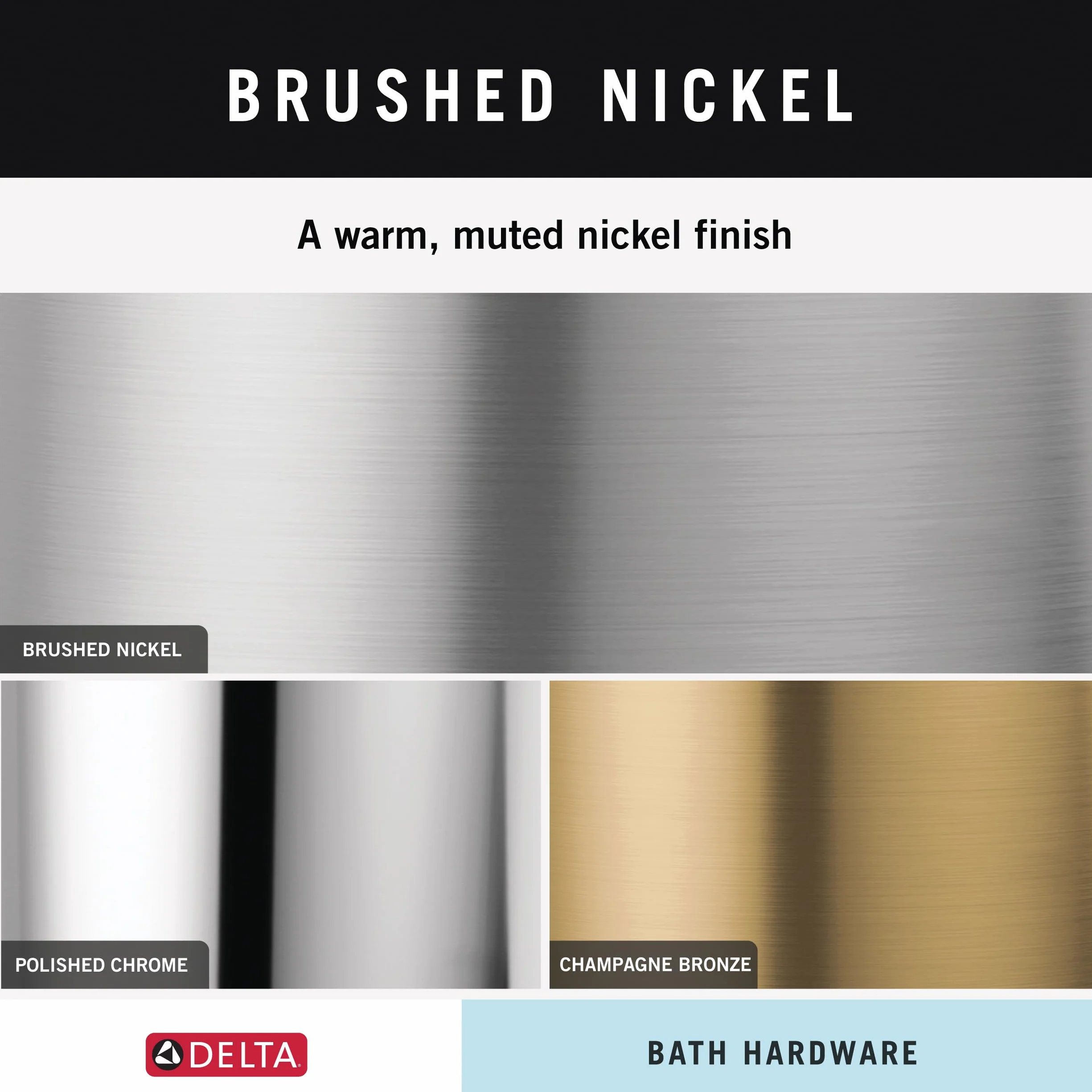 Delta NIC46-DN Nicoli Towel Ring, SpotShield Brushed Nickel