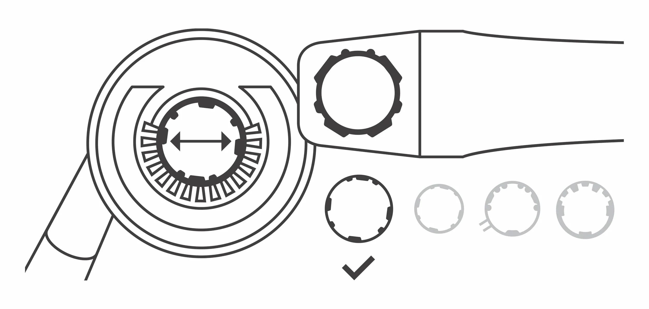 Bosch 1 x PRO okap ssący (Ø 115, 125 mm, profesjonalne akcesoria, mała szlifierka kątowa)