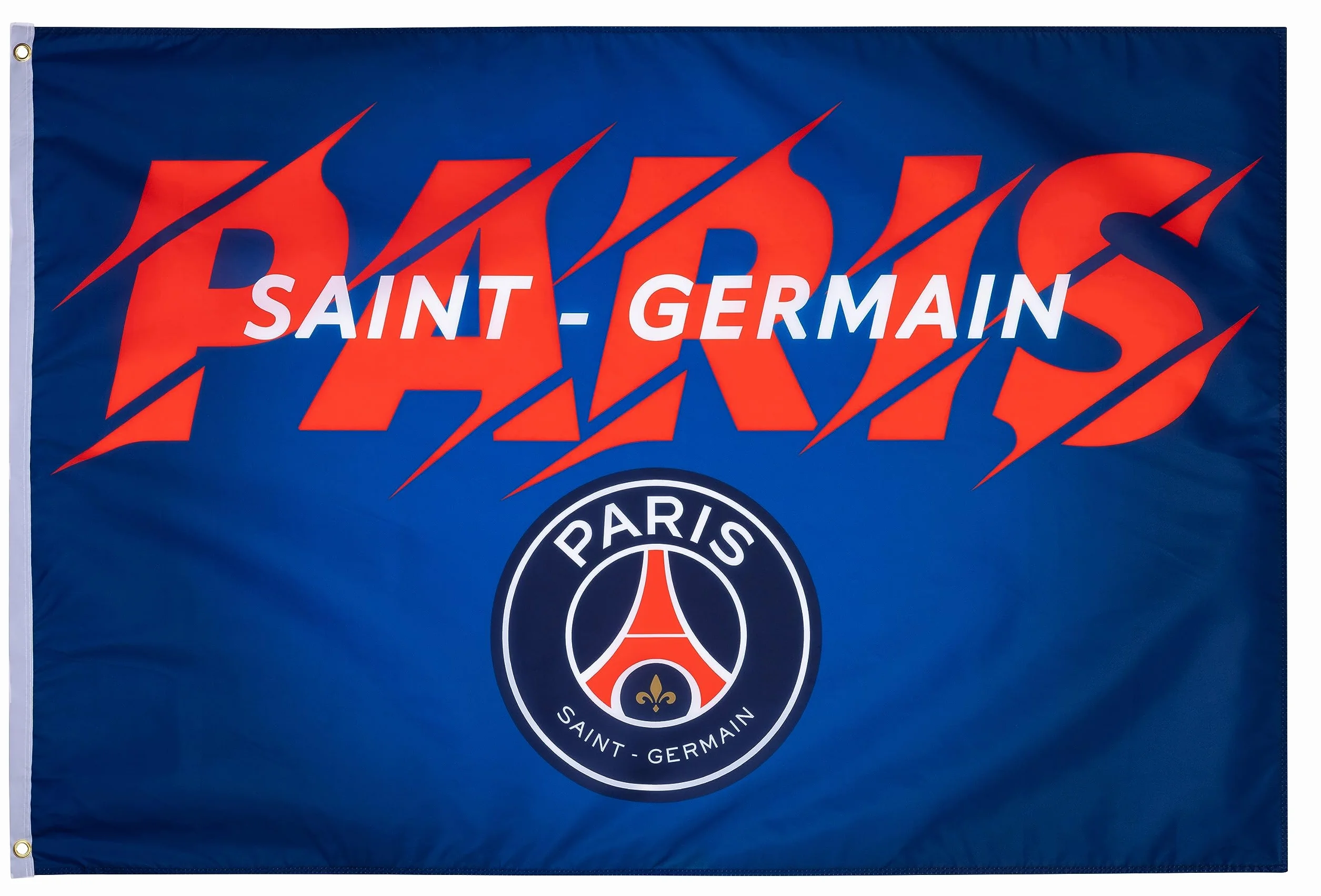 Flaga PSG - oficjalna kolekcja Paris Saint-GerMAIN - Rozmiar 150 x 100 cm