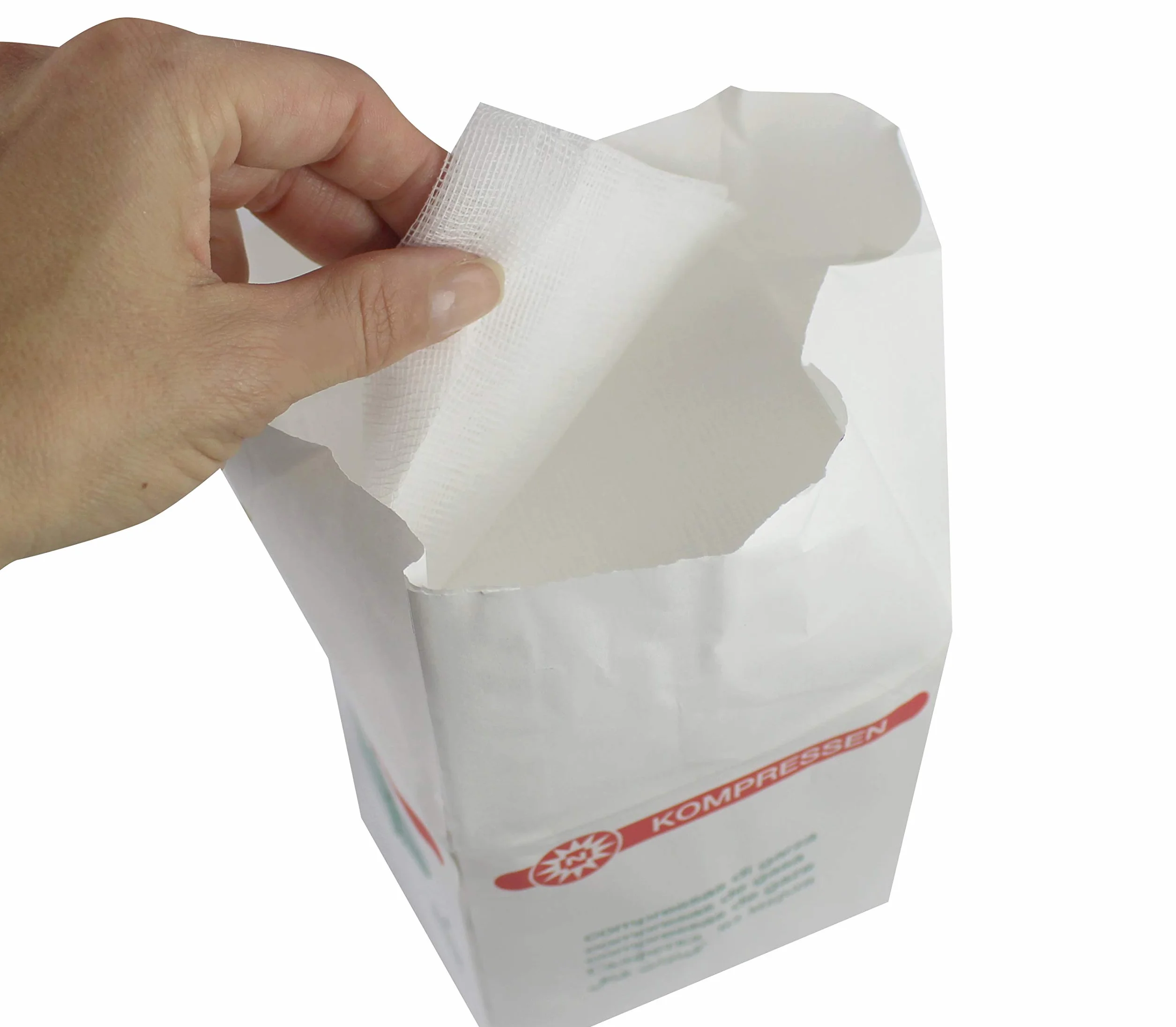 Kompresy 100 sztuk firmy Noba 8-krotne 10 x 10 cm