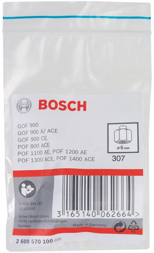 Bosch Professional tuleja zaciskowa 6 mm 19 mm