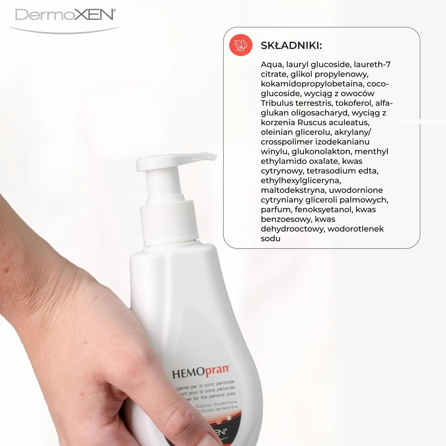 Żel do mycia okolic odbytu Dermoxen HEMOpran, żel do higieny intymnej,125 ml