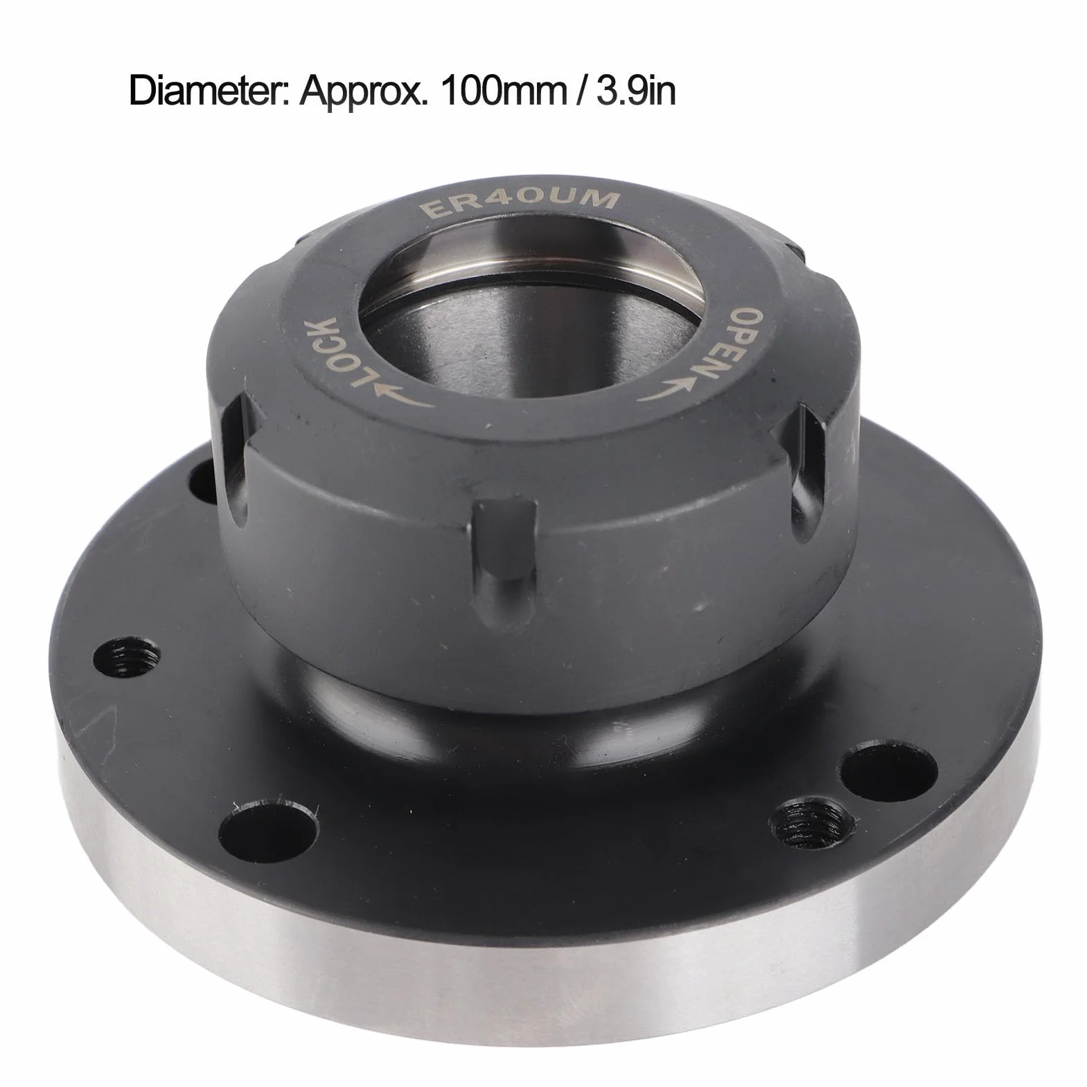 Metalowy uchwyt zaciskowy 100mm |do tokarki/frezarki