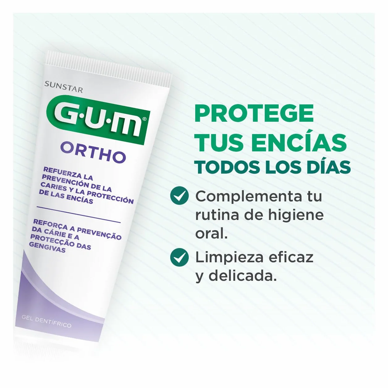 Gum ortho dentyfrico 75 ml