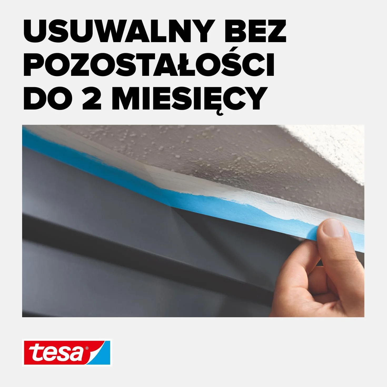 tesa Professional taśma malarska zewnętrzna - cienka taśma do precyzyjnego maskowania podczas malowania na zewnątrz, odporna na promieniowanie UV i inne czynniki atmosferyczne - 25m x 38mm