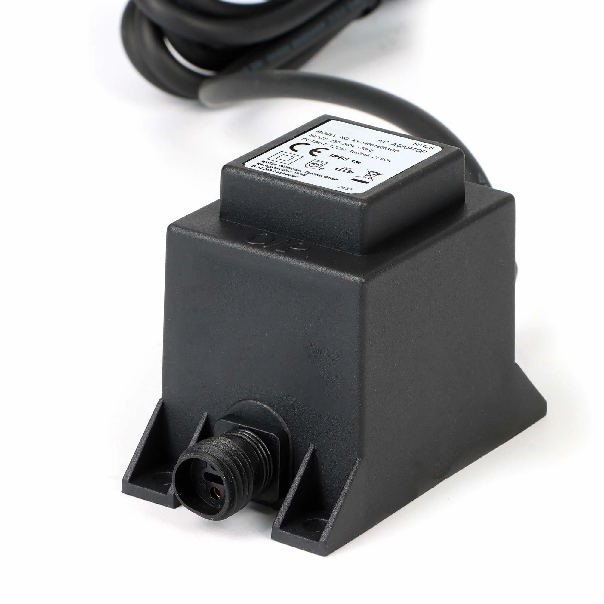 Jebao JBA48V-12-1800U Zasilacz sieciowy dwupinowy IP68 12V 1800mA 21,6VA AC/AC