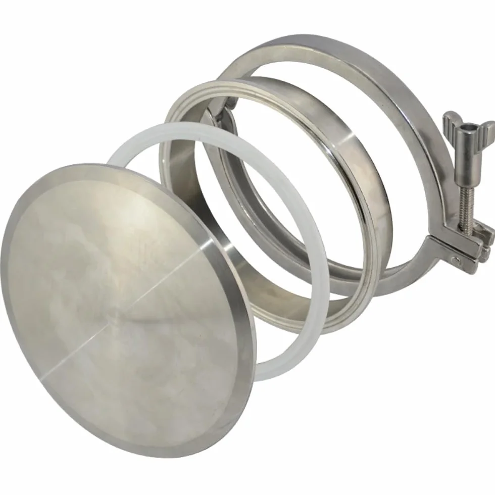 1 szt. OD38-219 mm długość 3,8 cm - 20,3 cm tuleja do spawania rur + zacisk trójzaciskowy + uszczelka PTFE + zaślepka ze stali nierdzewnej 316 pasuje do rur (OD51 mm i 5 cm)