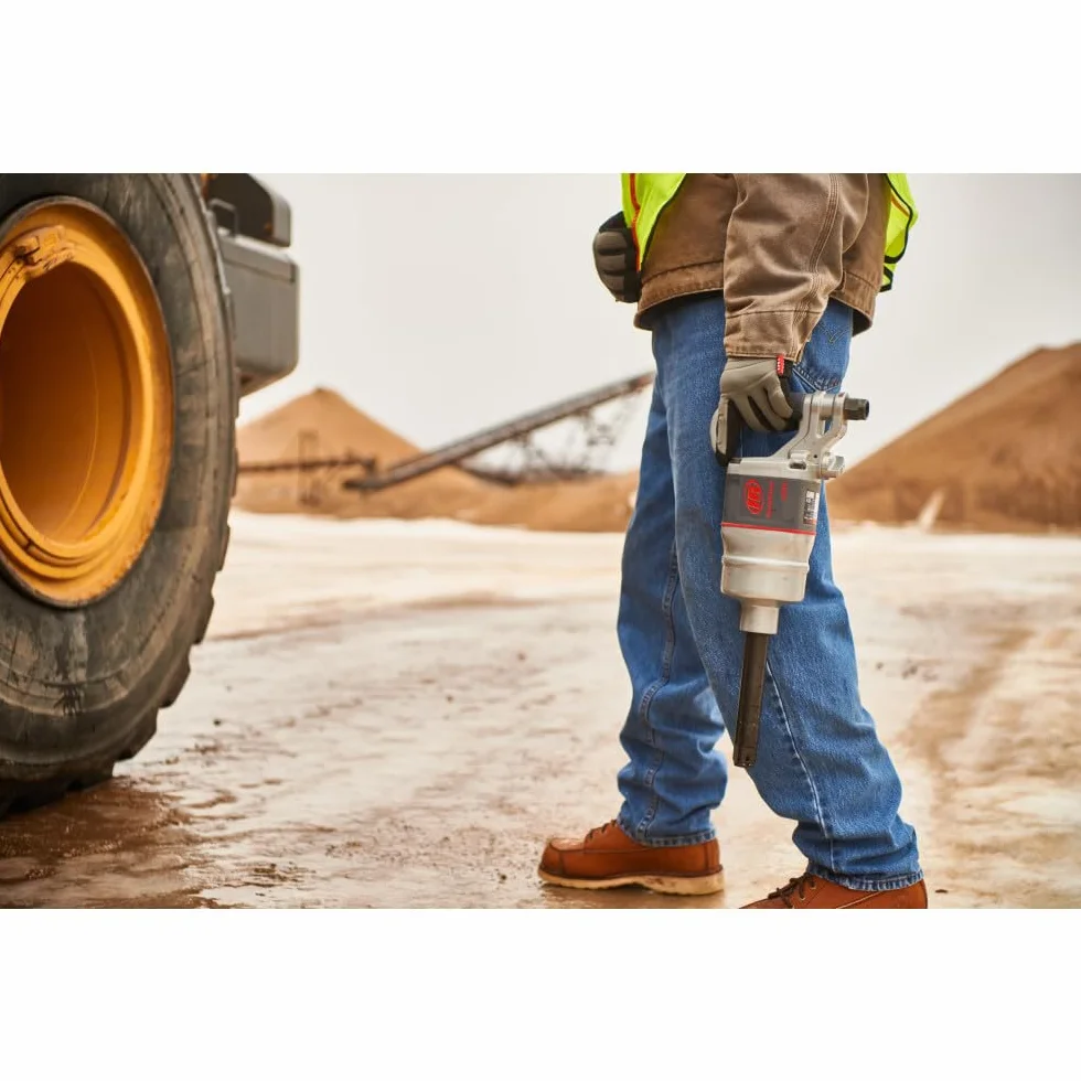 Ingersoll Rand 2850MAX-6 Pneumatyczny Klucz Udarowy, 1 Cal, Przedłużone Kowadło, 6 Calowe Przedłużenie, Lekka Konstrukcja, 2847 Nm Momentu Obrotowego i 5500 RPM, Regulowany Uchwyt