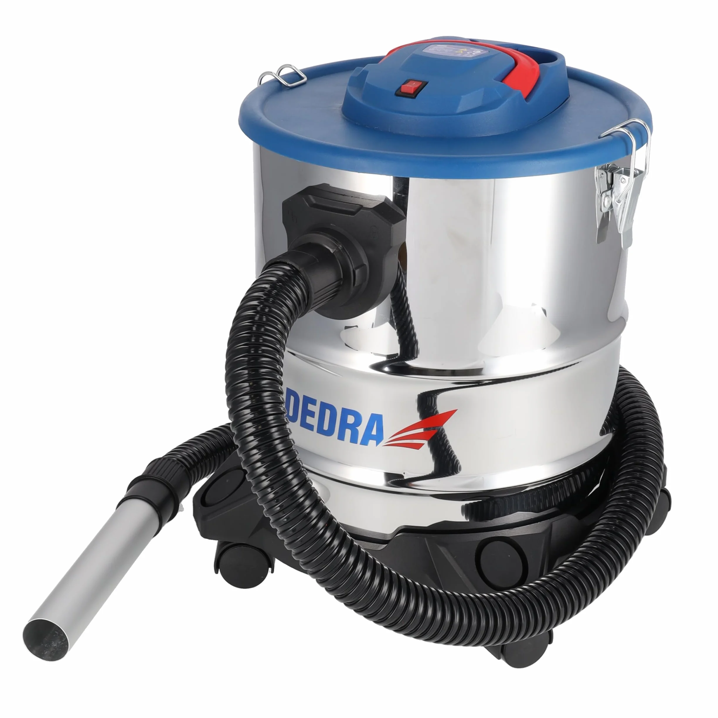 Odkurzacz do gruzu, popiołu, gipsu 1200W 20l, DEDRA DED6594 wszechstronne urządzenie do prac budowlanych, poremontowych czy porządkowych w warsztatach i domach. Zbiornik 20l, moc ssąca 19 [kPa]