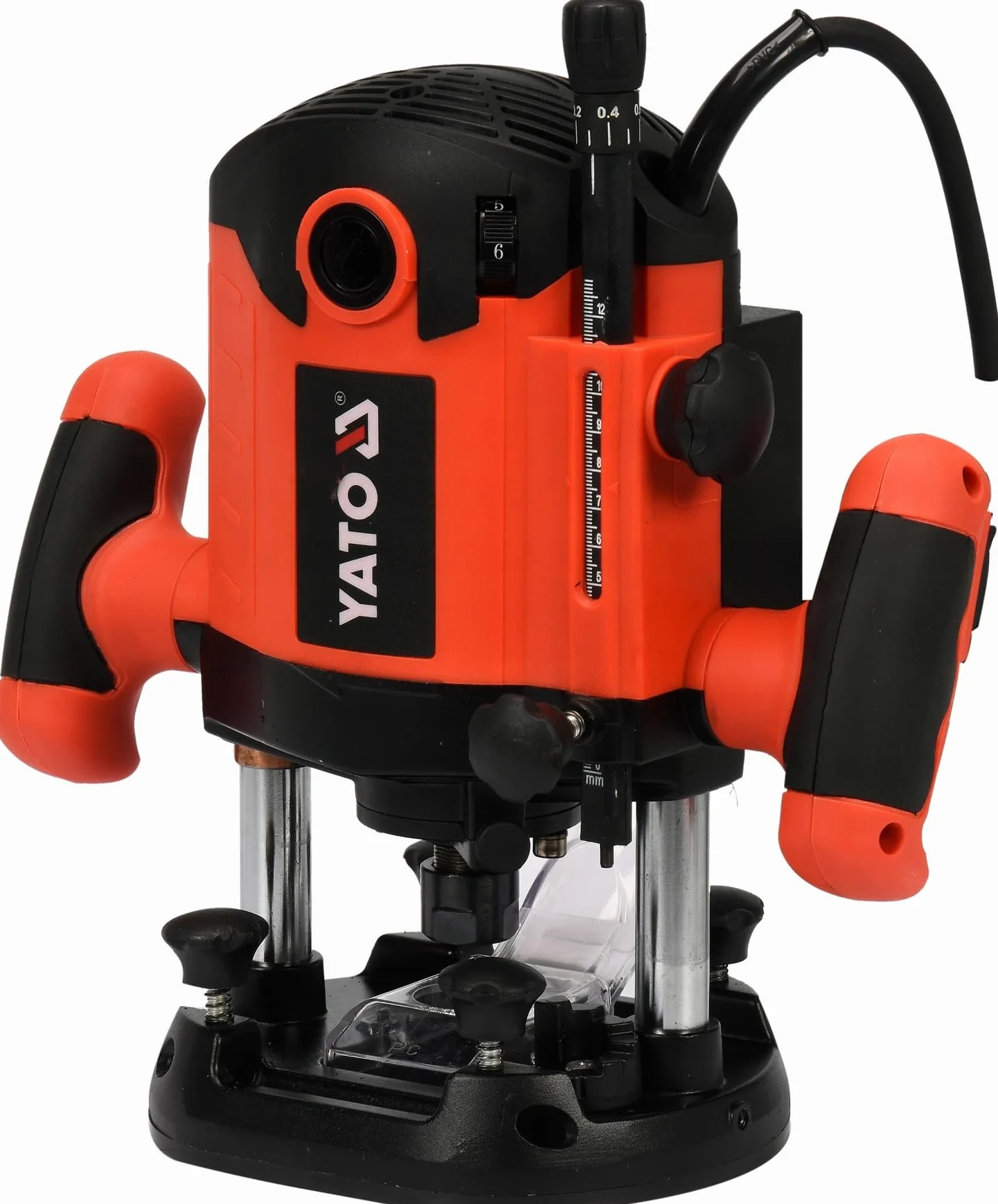 Yato YT-2920 Frezarka Górnowrzecionowa, 2100 W, 230 V, Czerwony, Ø 8/12 mm