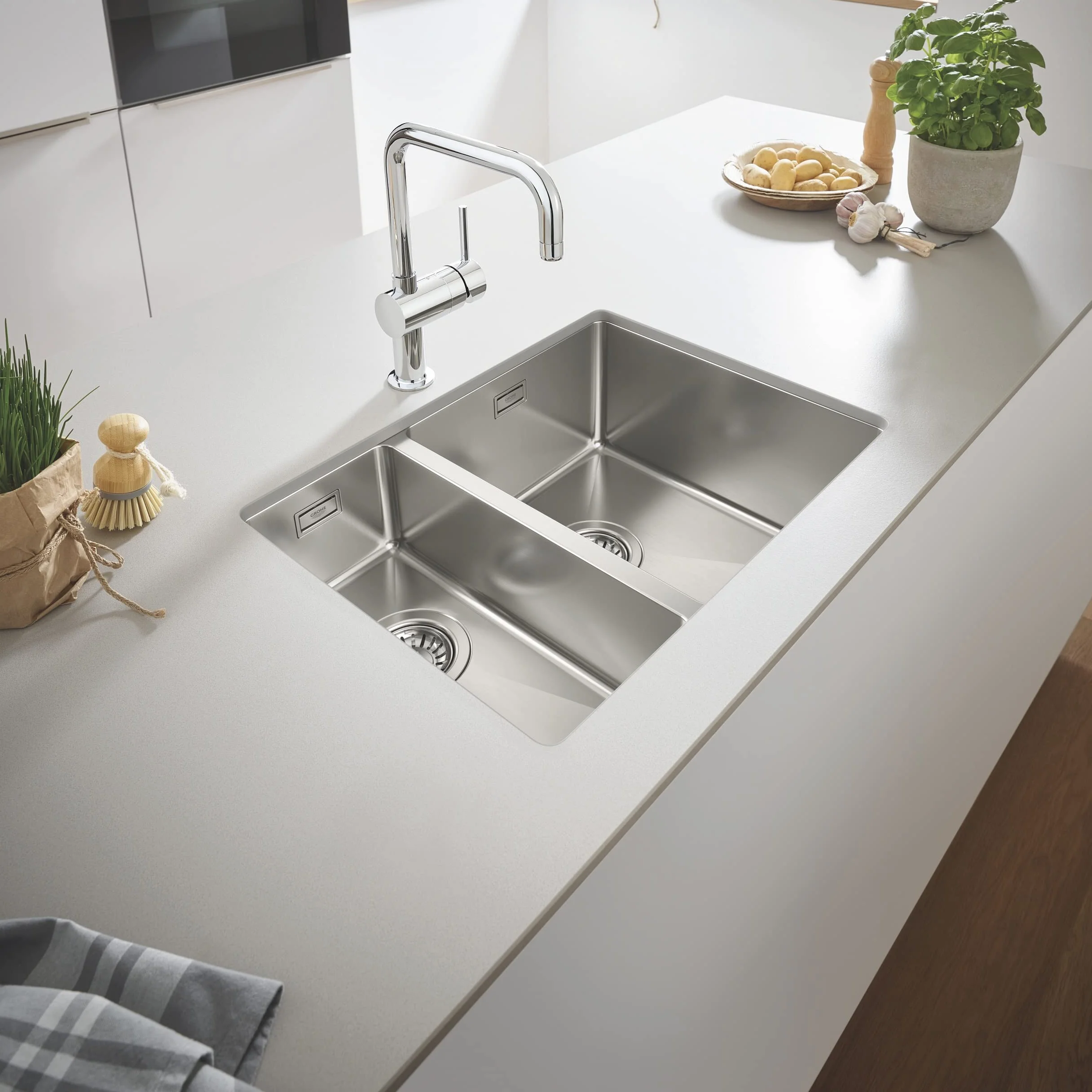 GROHE K700U zlewozmywak ze stali nierdzewnej ze stali nierdzewnej 31576SD1