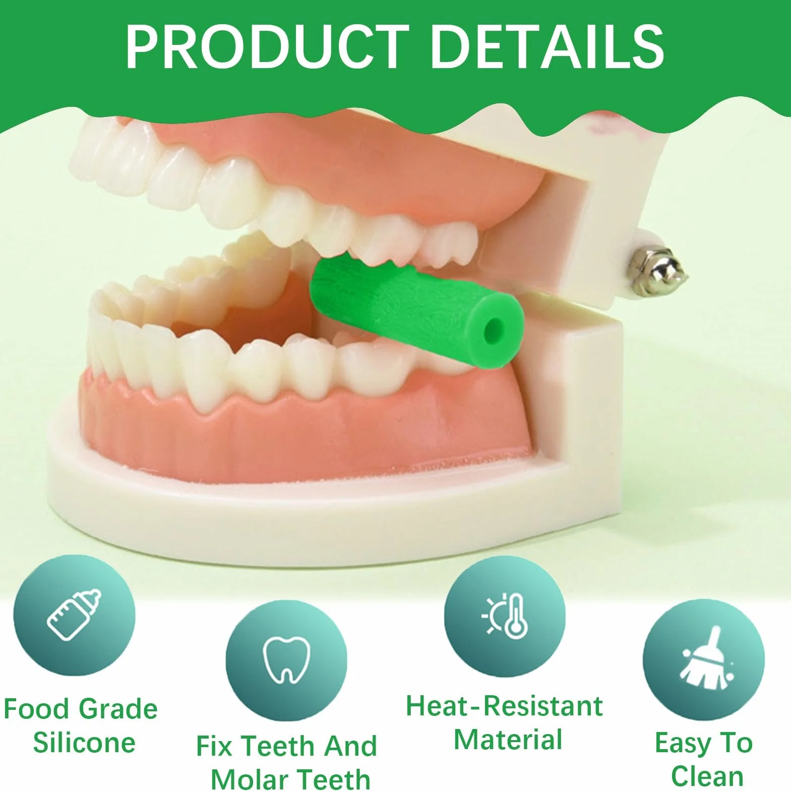 20 sztuk Aligner Chewies, ortodontyczne dentystyczne Chewies wielokrotnego użytku, ustalacze tacek Aligner, Chewies do aparatów, zestaw do prostowania zębów dla Chompers Aligner, ustalacz tacek