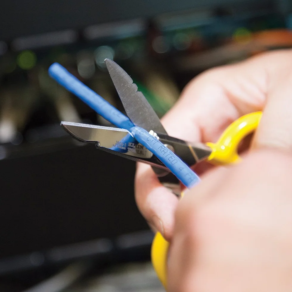 Klein Tools 26001 Uniwersalne nożyczki elektryka żółte