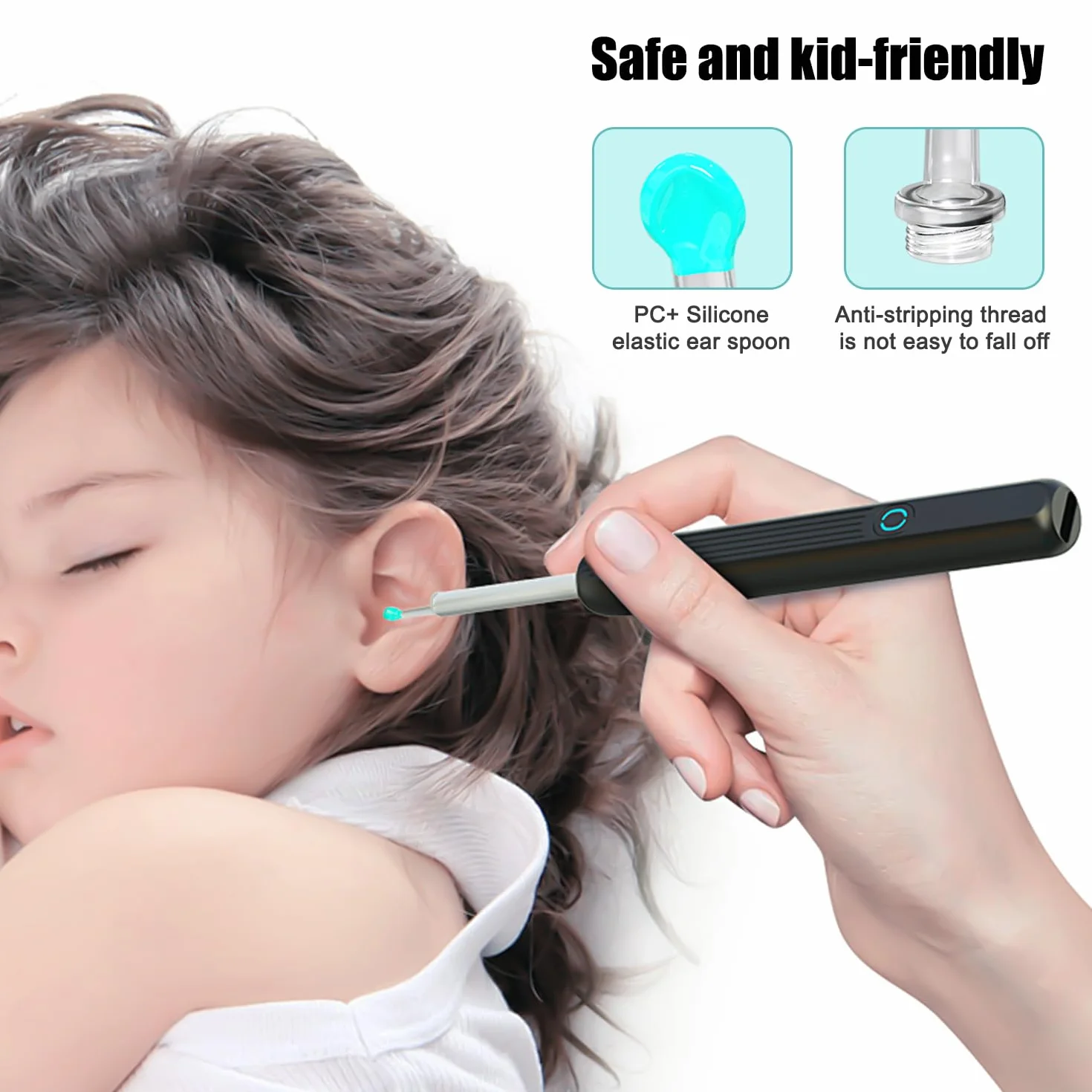 Cyfrowy otoskop WIFI do czyszczenia uszu z kamerą 1296P 3,5 mm HD wodoodporny