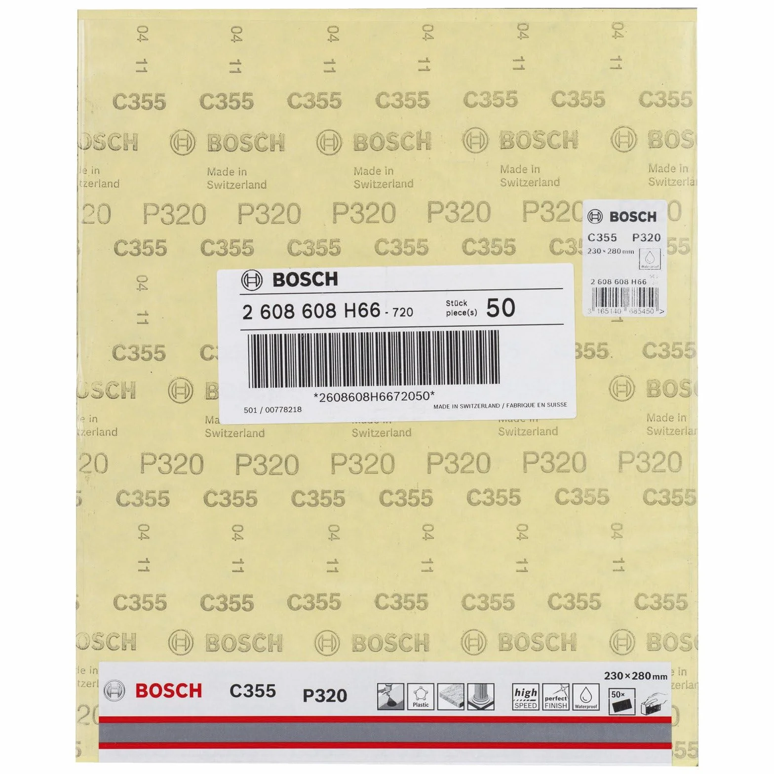 Bosch Profesional ARKUSZ PAP WODNY,C355,230X280,G320