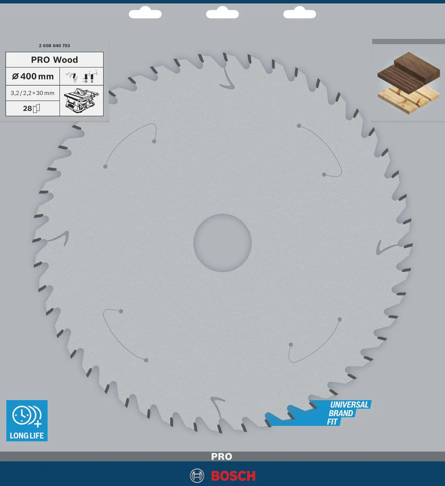 Bosch Profesional Tarcza pilarska Construct Wood 400 x 30 x 3,2 mm; 28