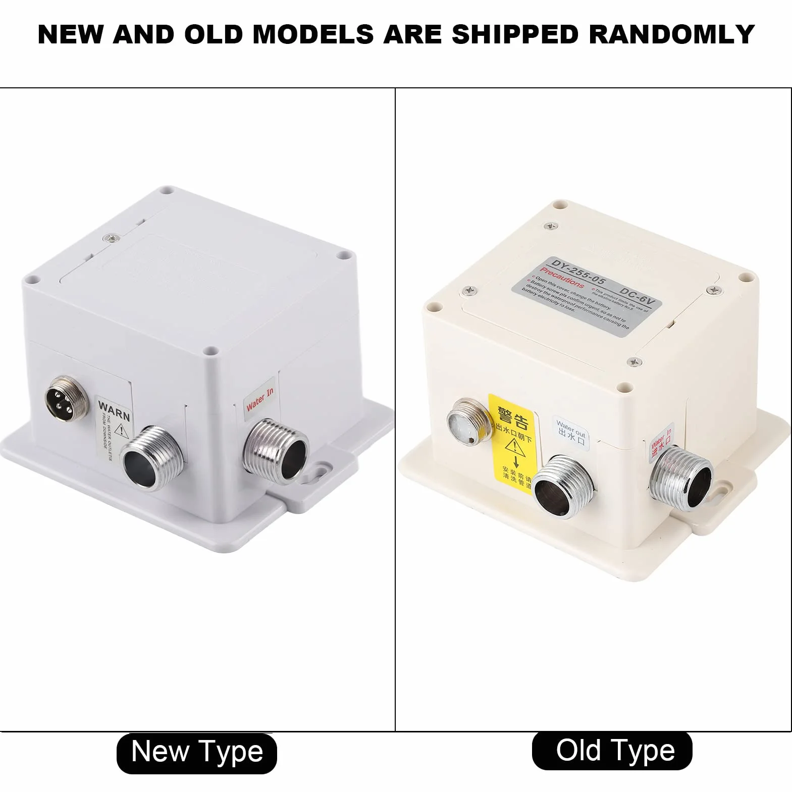 Automatyczny Czujnik Bezdotykowy Kran do Umywalki łazienkowej ze Skrzynką Sterującą, Bezdotykowy Kran łazienkowy Zlew Kuchenny Kran z Zimną Wodą