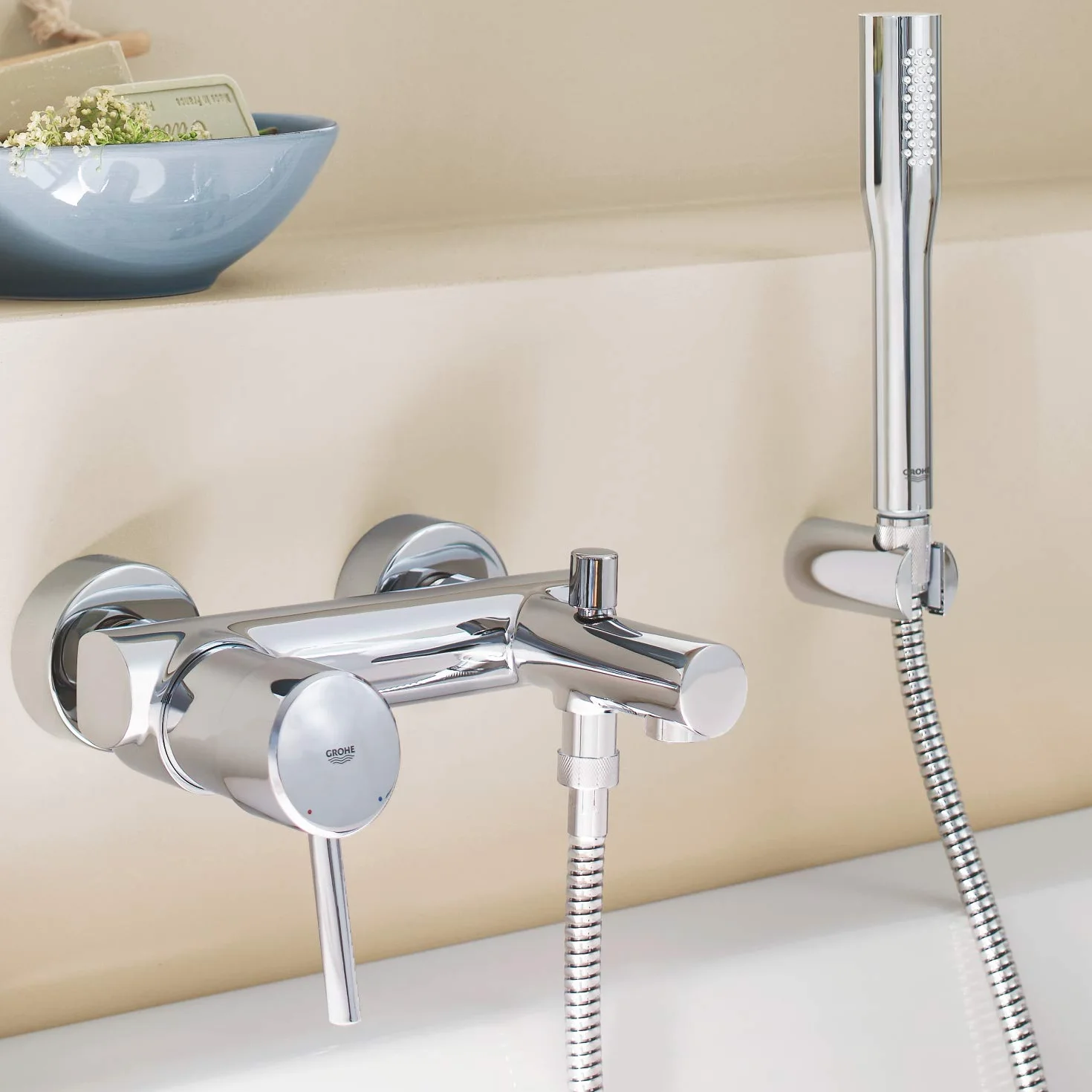 GROHE Concetto Jednouchwytowa bateria wannowa