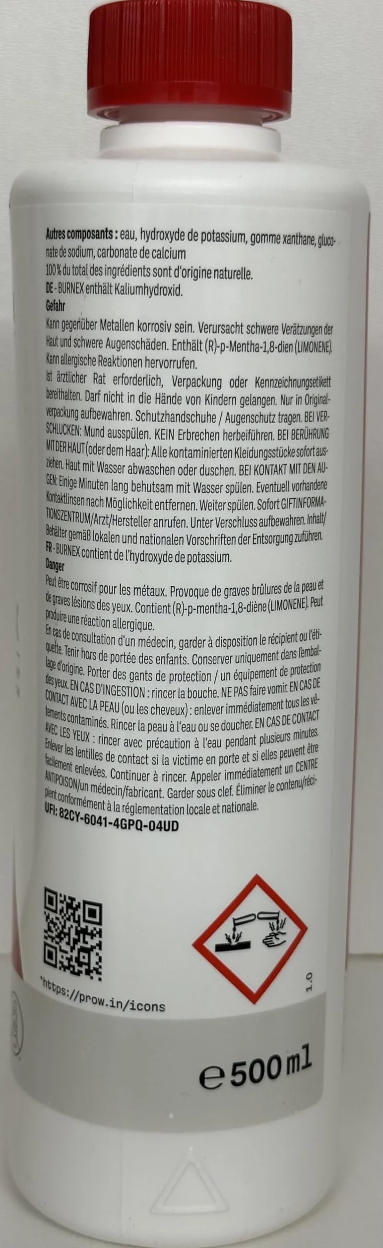 Burnex środek do czyszczenia piekarnika, 500 ml