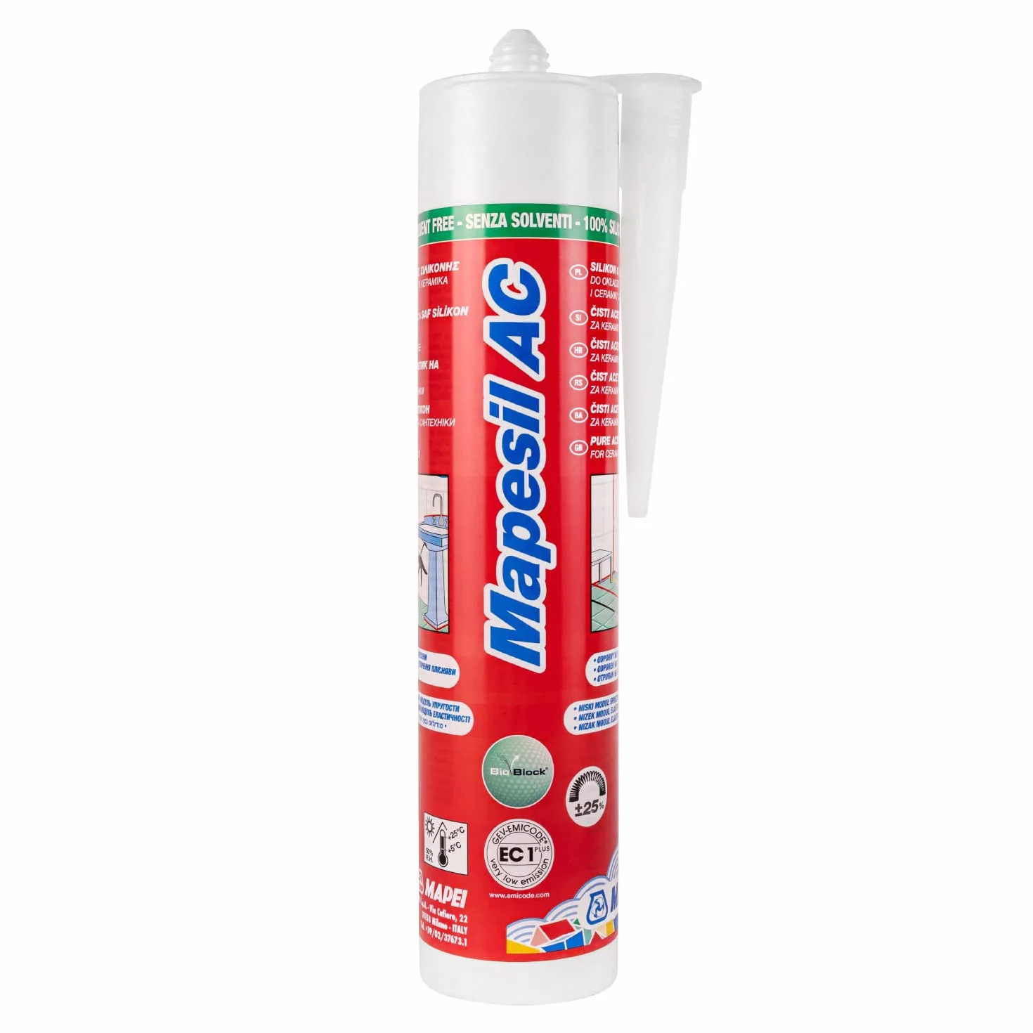 Silikon MAPEI Mapesil AC 310ml 137 karaibski