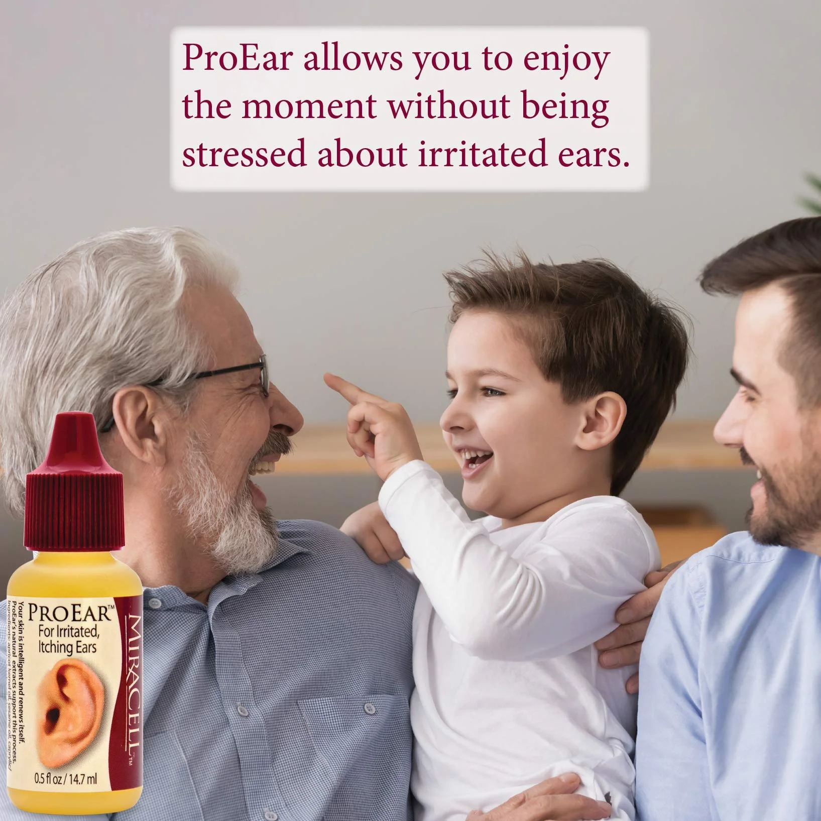 Miracell ProEar 0.5 OZ for Itchy Irritated Ears