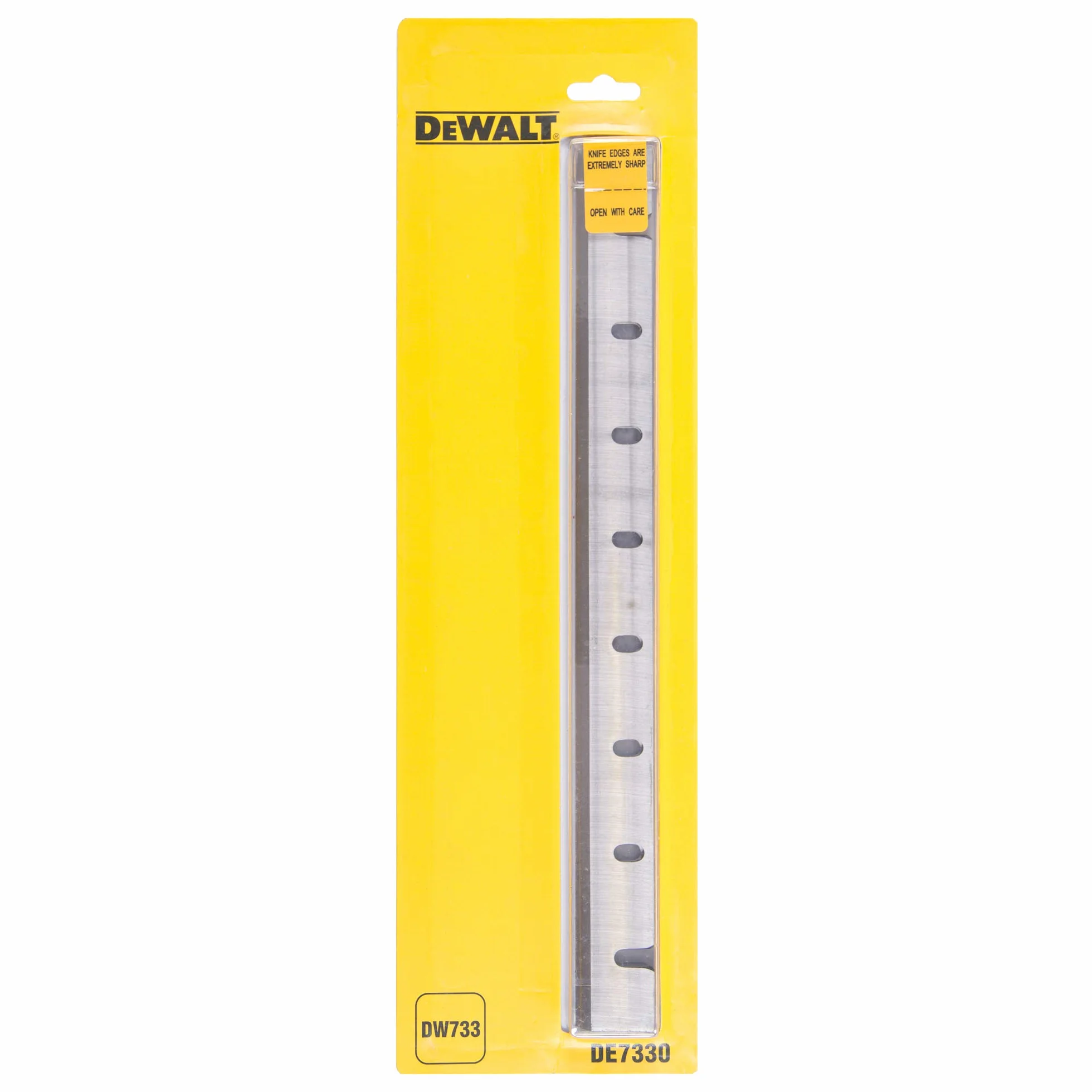 DEWALT DE7330-XJ Ostrze strugarki HSS do DW733, srebrne, zestaw 2 szt