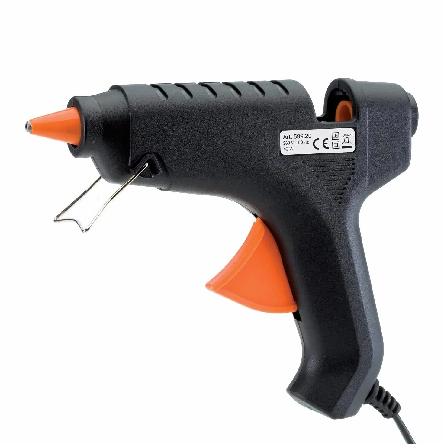 Pistolet do klejenia na gorąco 40 W – sztyfty 11 mm - szybkie nagrzewanie - wysoka precyzja do kreatywnych prac i napraw - idealny do domu, majsterkowania i rzemiosła (40 W - sztyfty 11 MM)