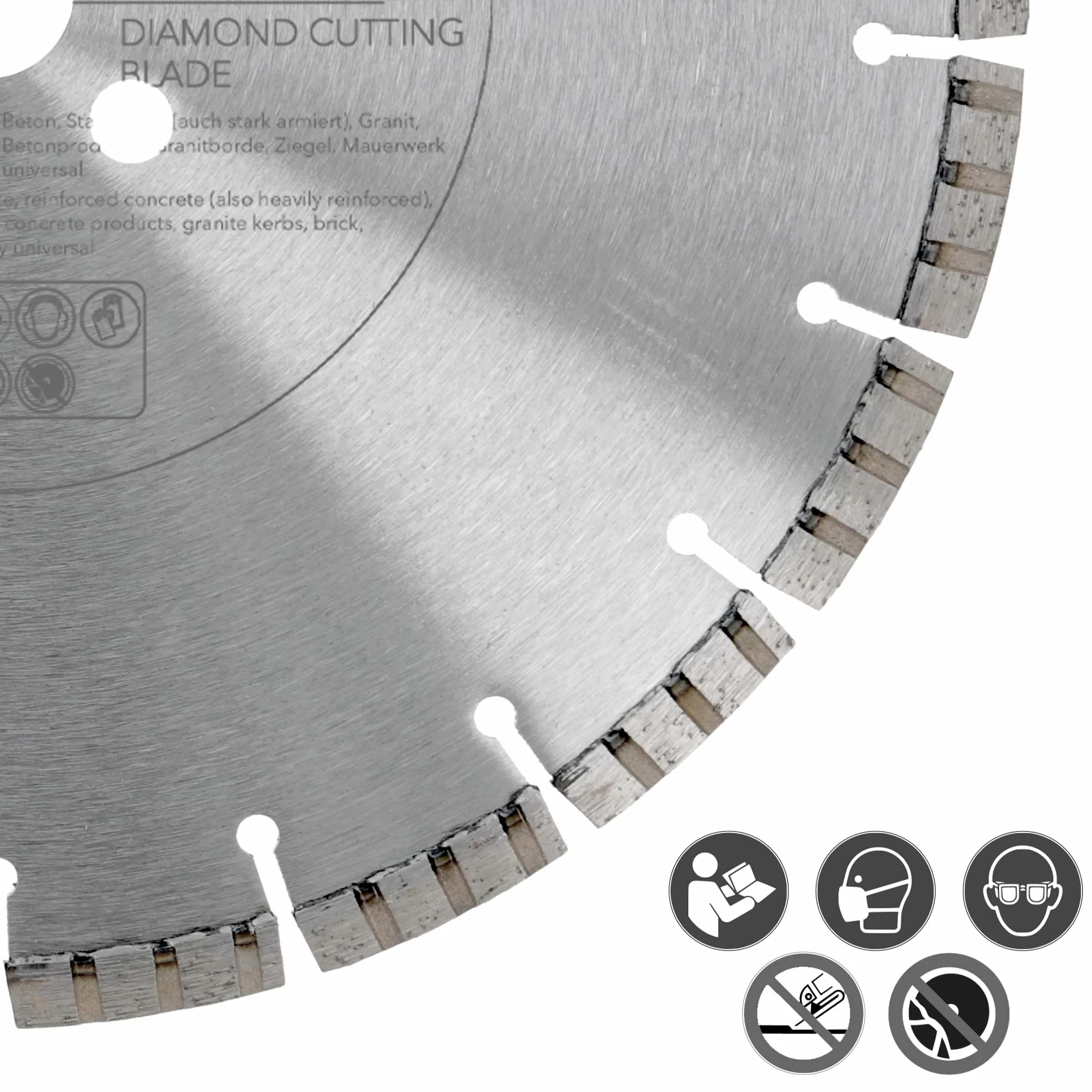 PRODIAMANT Premium diamentowa tarcza do cięcia betonu Laser 300 mm x 25,4 mm diamentowa tarcza do cięcia spawana laserowo