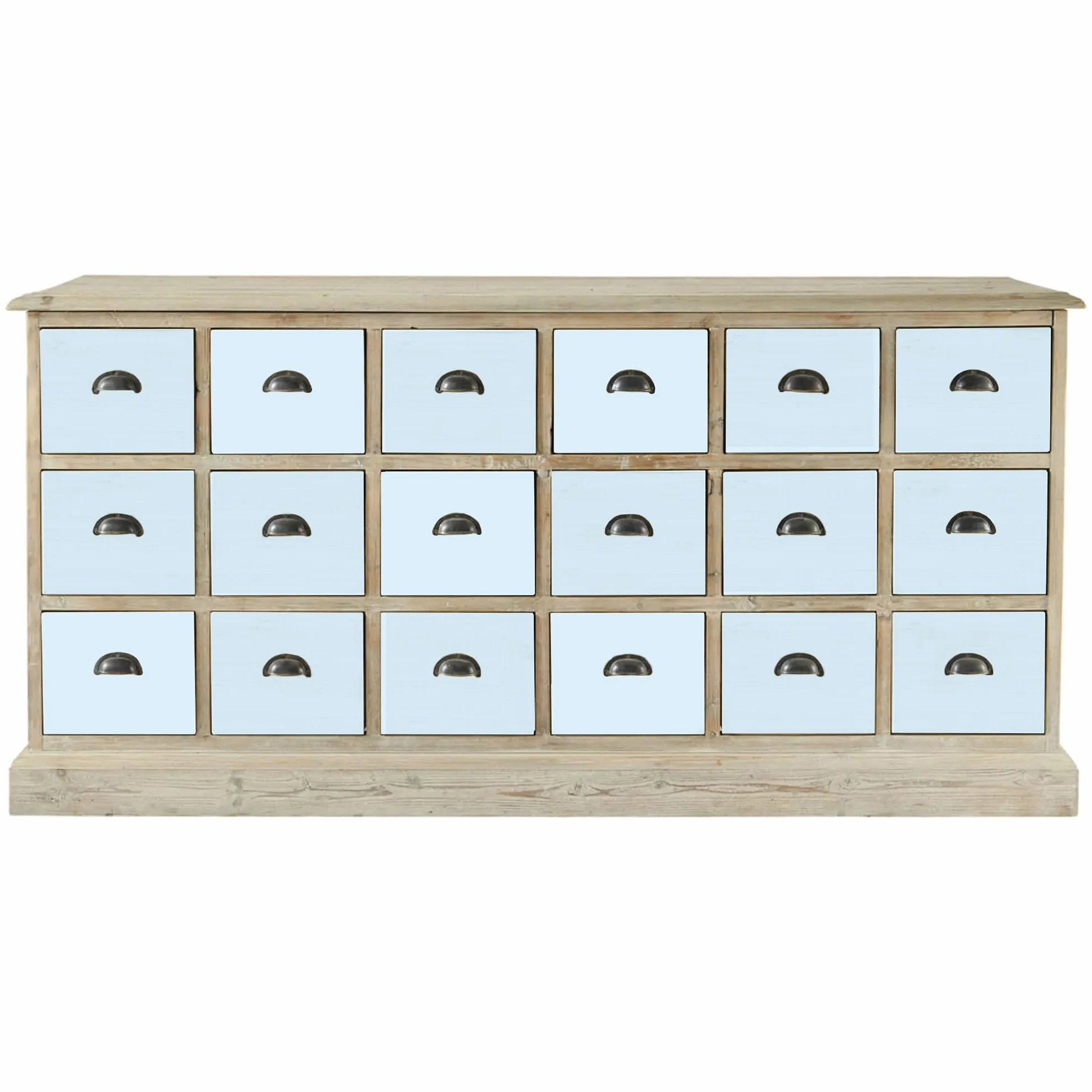 bianco Shabby® Azzurro Provenzale (Provençal Blue) farba kredowa na bazie wody do wszystkich powierzchni – bardzo matowe wykończenie (1 litr)