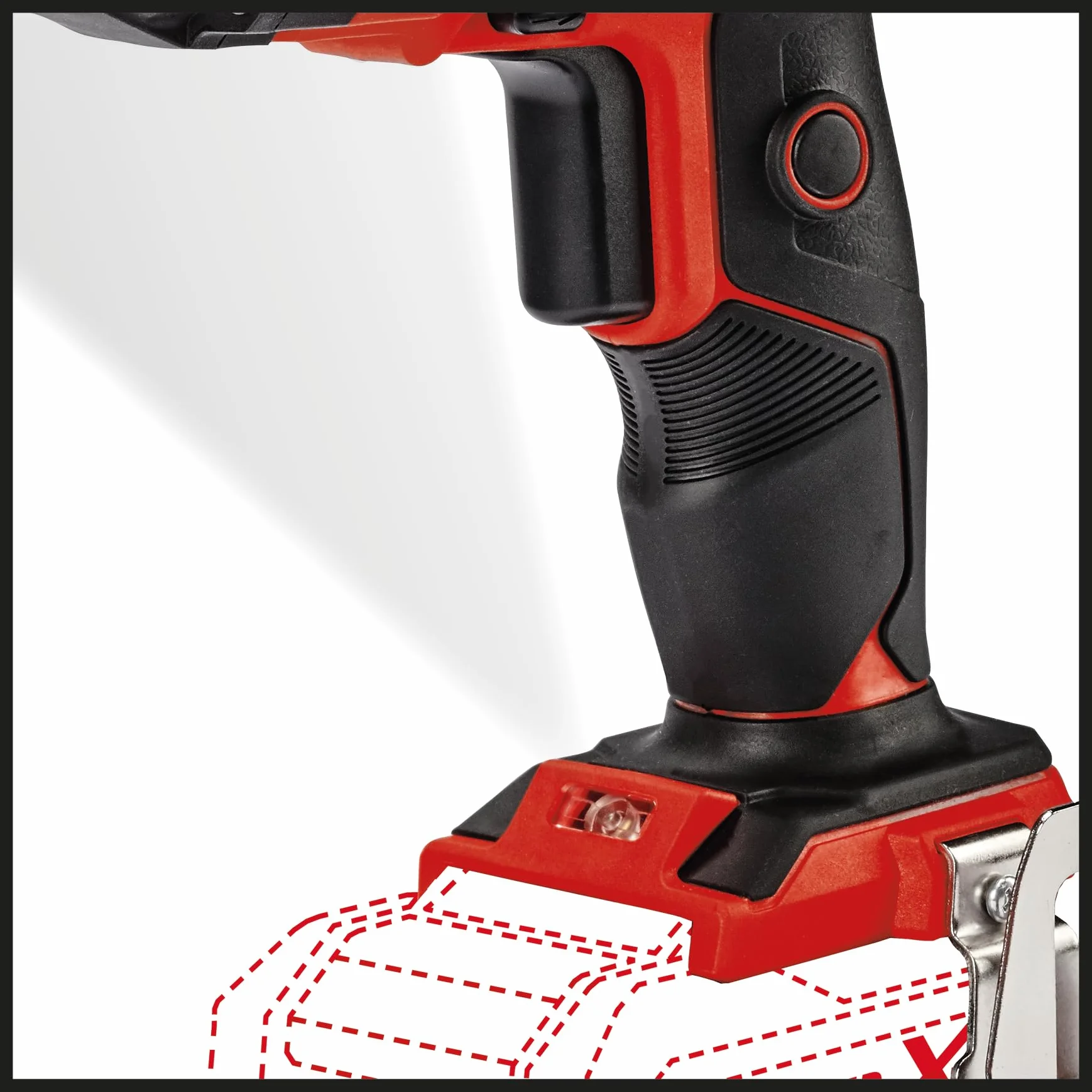 Einhell Akumulatorowa wkrętarka do płyt gipsowych TE-DY 18 Li-Solo Power X-Change (Li-ion, 18 V, 4000 min-1, ogranicznik głębokości, praca ciągła, bez akumulatora i ładowarki, w tym kuferek E-Box S35)
