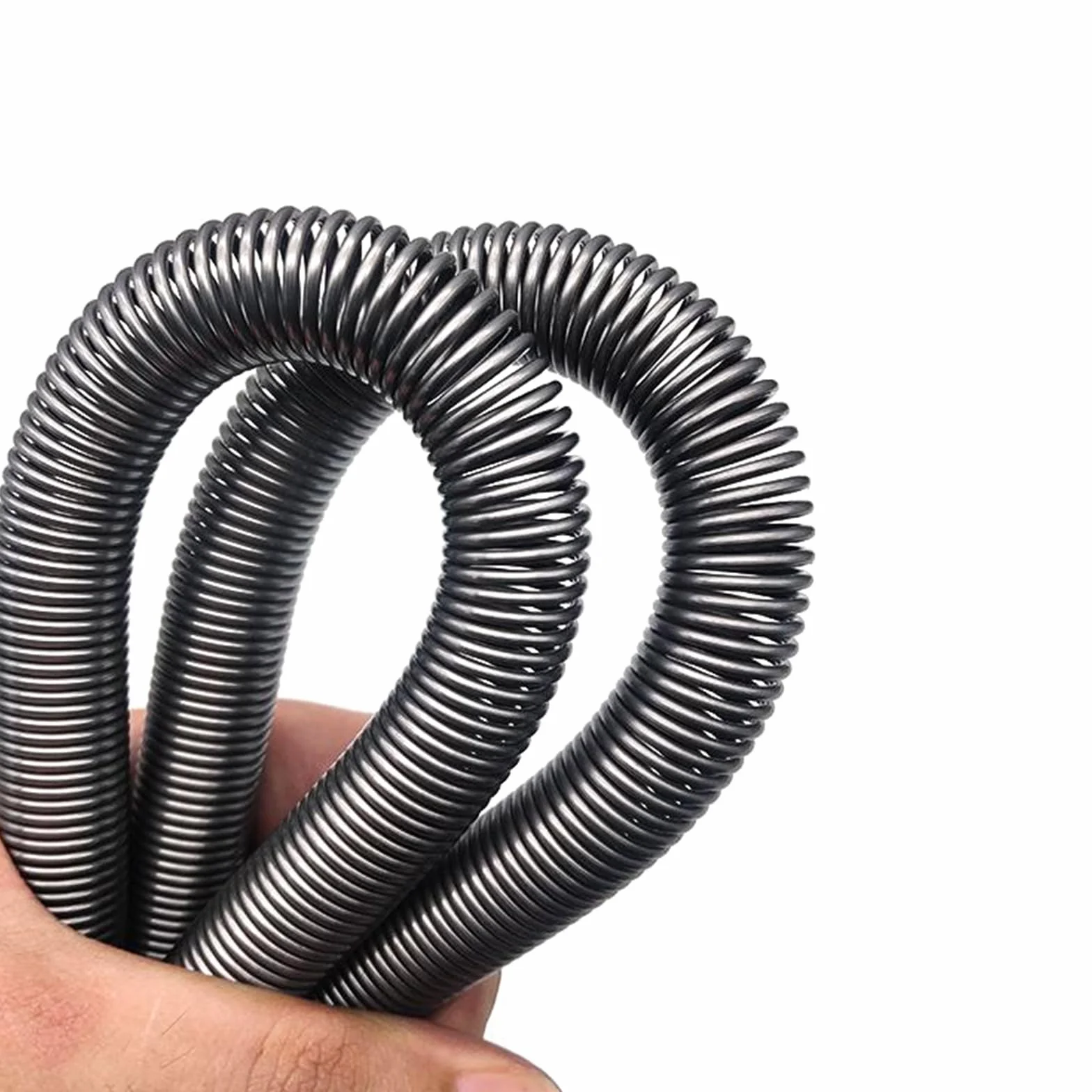 1 szt. Podwójne sprężyny naciągowe ze stali, 3,5 mm x 25 mm x 140 mm, sprężyna napinająca z otwartym hakiem