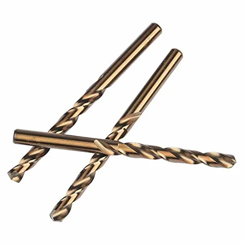 Wiertła 5 szt. Wiertło o wysokiej wytrzymałości HSS M35 kobaltowe wiertło spiralne do metalu stal 1mm 2mm 3mm 4mm 5mm