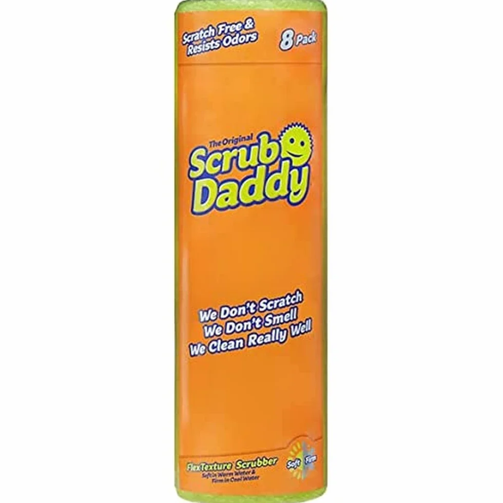 Scrub Daddy Flextexture Gąbka, Żółty, 8 szt.