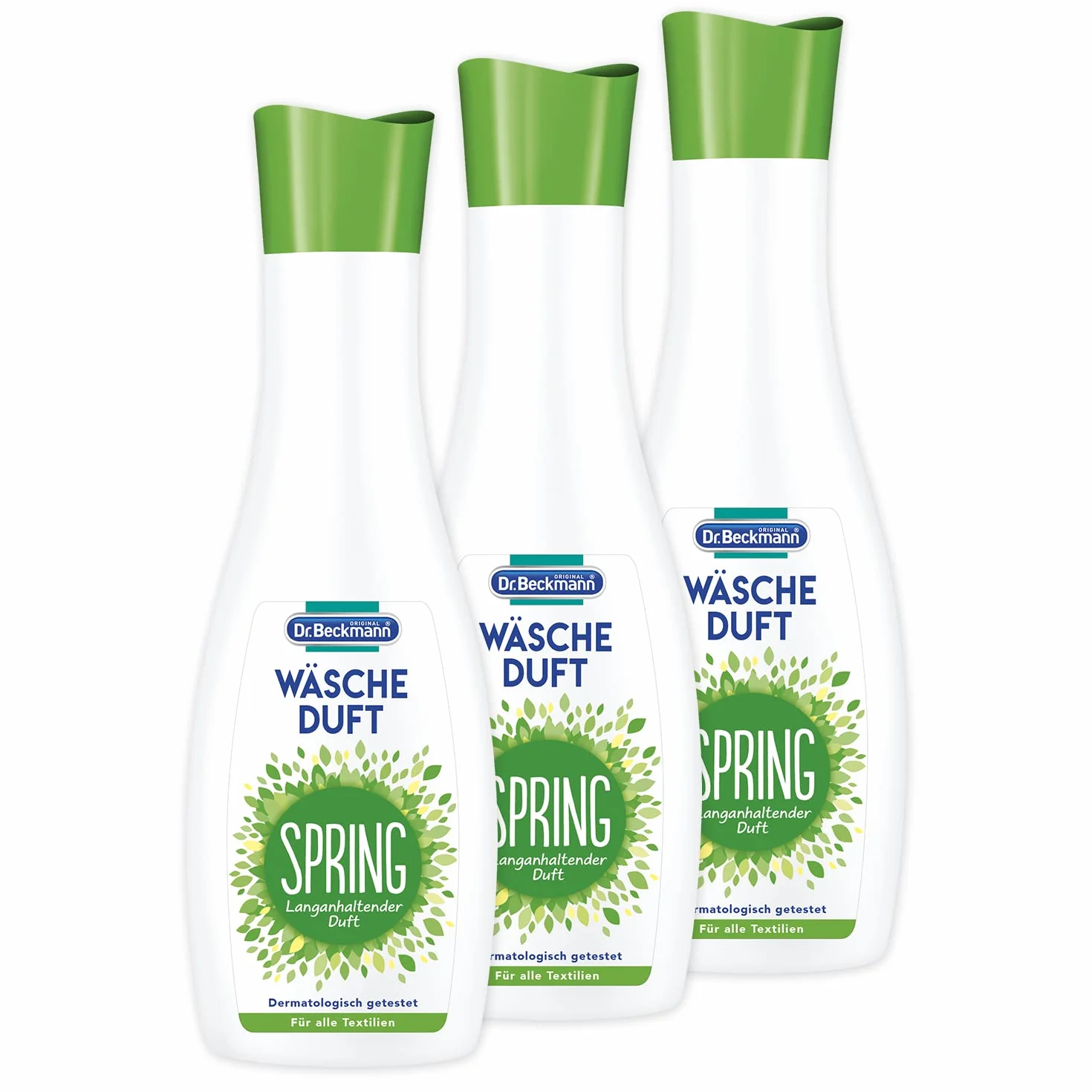Dr. Beckmann Zapach do prania Spring | zapewnia świeży i długotrwały zapach | bez płynu do płukania i nadaje się do wszystkich tekstyliów | 3 x 250 ml