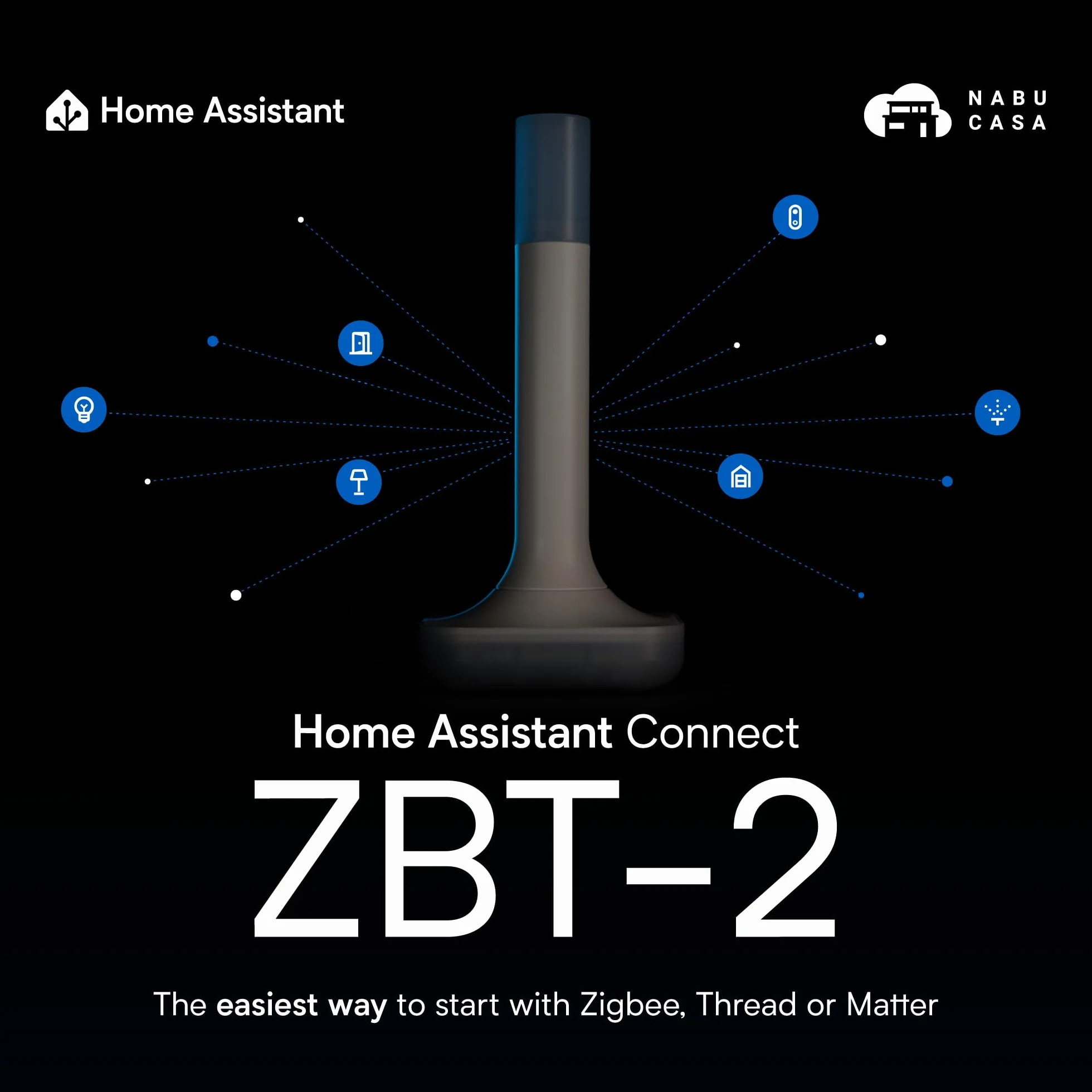 Home Assistant Connect ZBT-2 | Połącz urządzenia Zigbee, Thread, lub Matter z Home Assistant | Oficjalny sprzęt