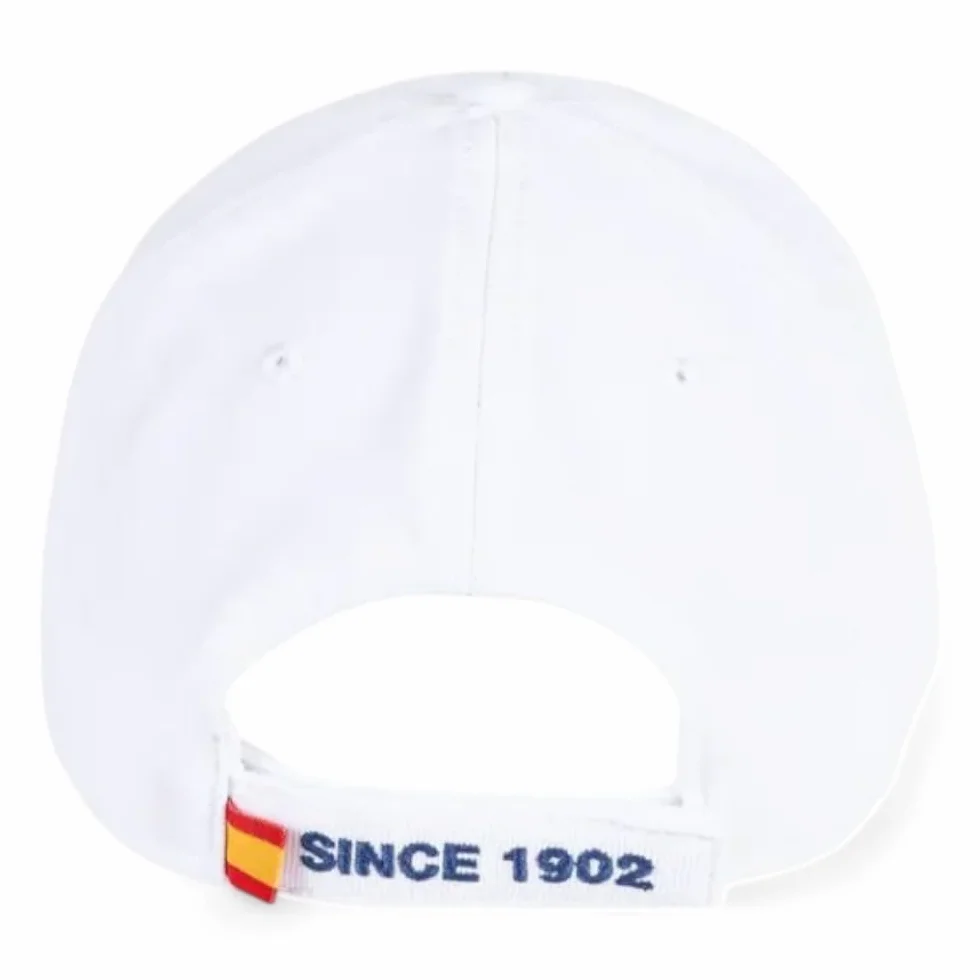 Real Madrid Czapka 1. EQUIP-17 nr 3 - Regulowany rozmiar dla dorosłych - Kolor biały