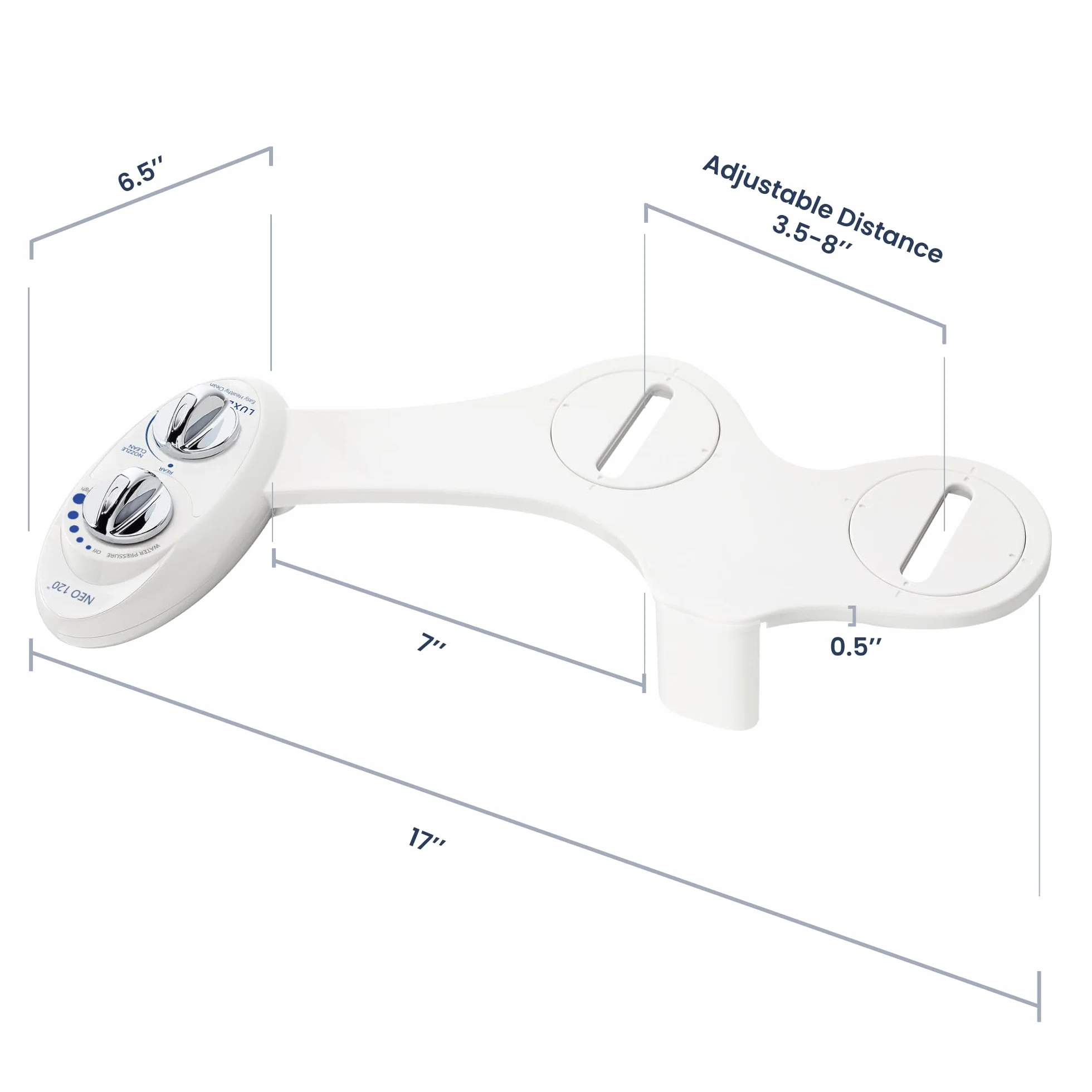 Luxe Bidet Neo 120 biały bidet Neo120sww bidet, 43 x 25 x 7,6 cm