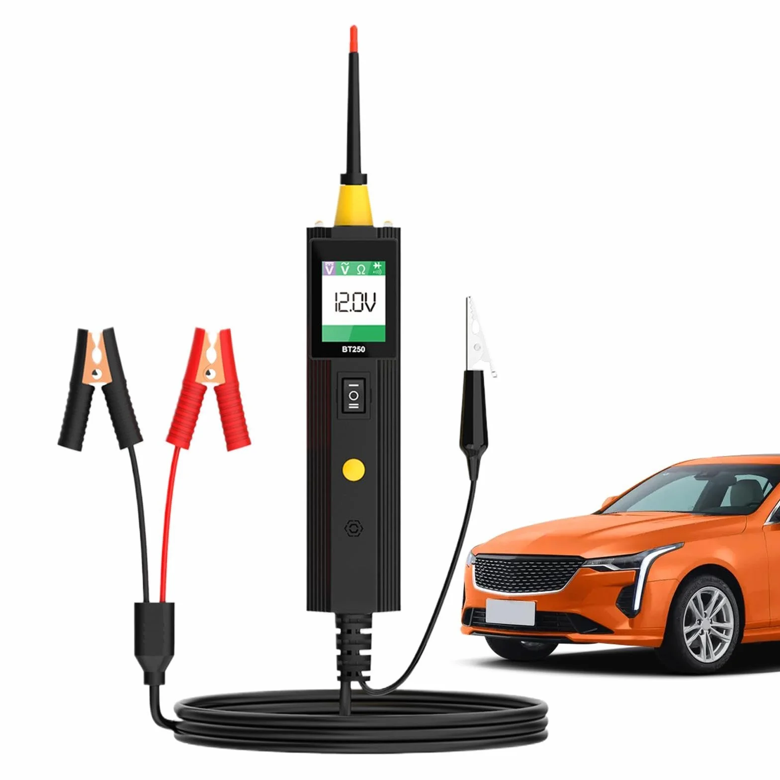 Elektryczny tester sondy pomiarowej obwodu samochodowego | Elektryczny tester napięcia bezpiecznika do bezpiecznika niskiego napięcia SUV, kampera, pojazdu, limuzyny, przyczepy