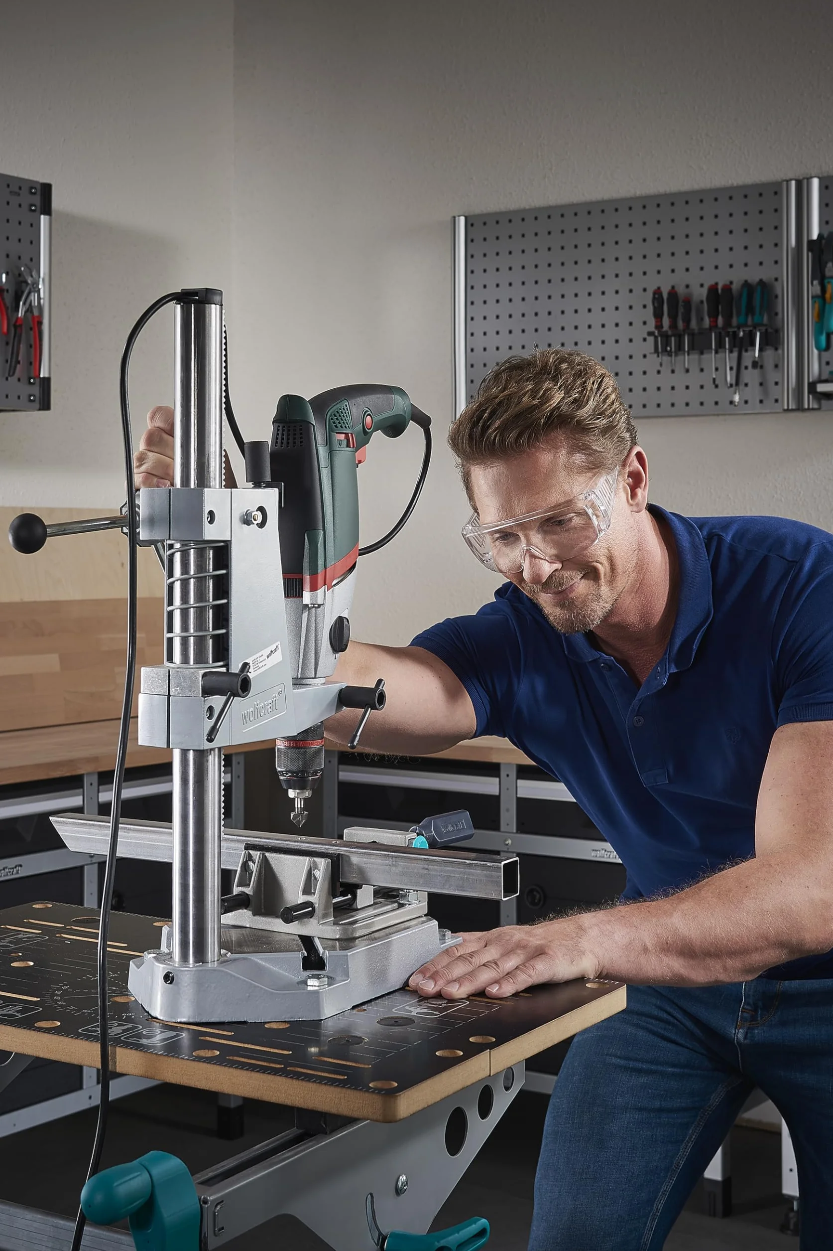 Wolfcraft Imadło uniwersalne z systemem szybkiego zacisku 100 mm