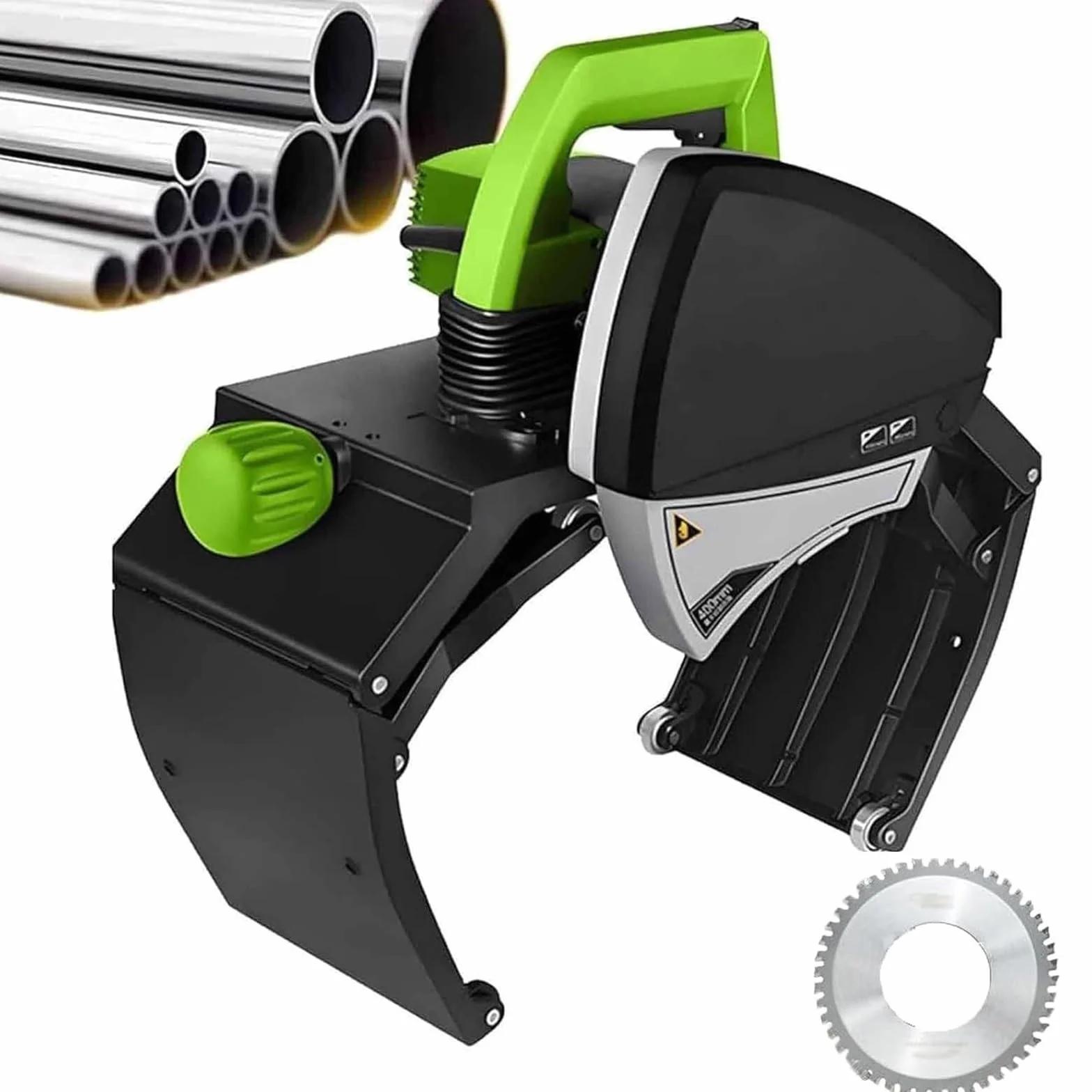 Obcinak do rur elektrycznych o zmiennej prędkości - Moc 1000 W/1750 W, zakres 15-220 mm / 75-400 mm, 5+1 poziomów prędkości, regulowana głębokość cięcia, do PVC, plastiku, metalu (1000 W)