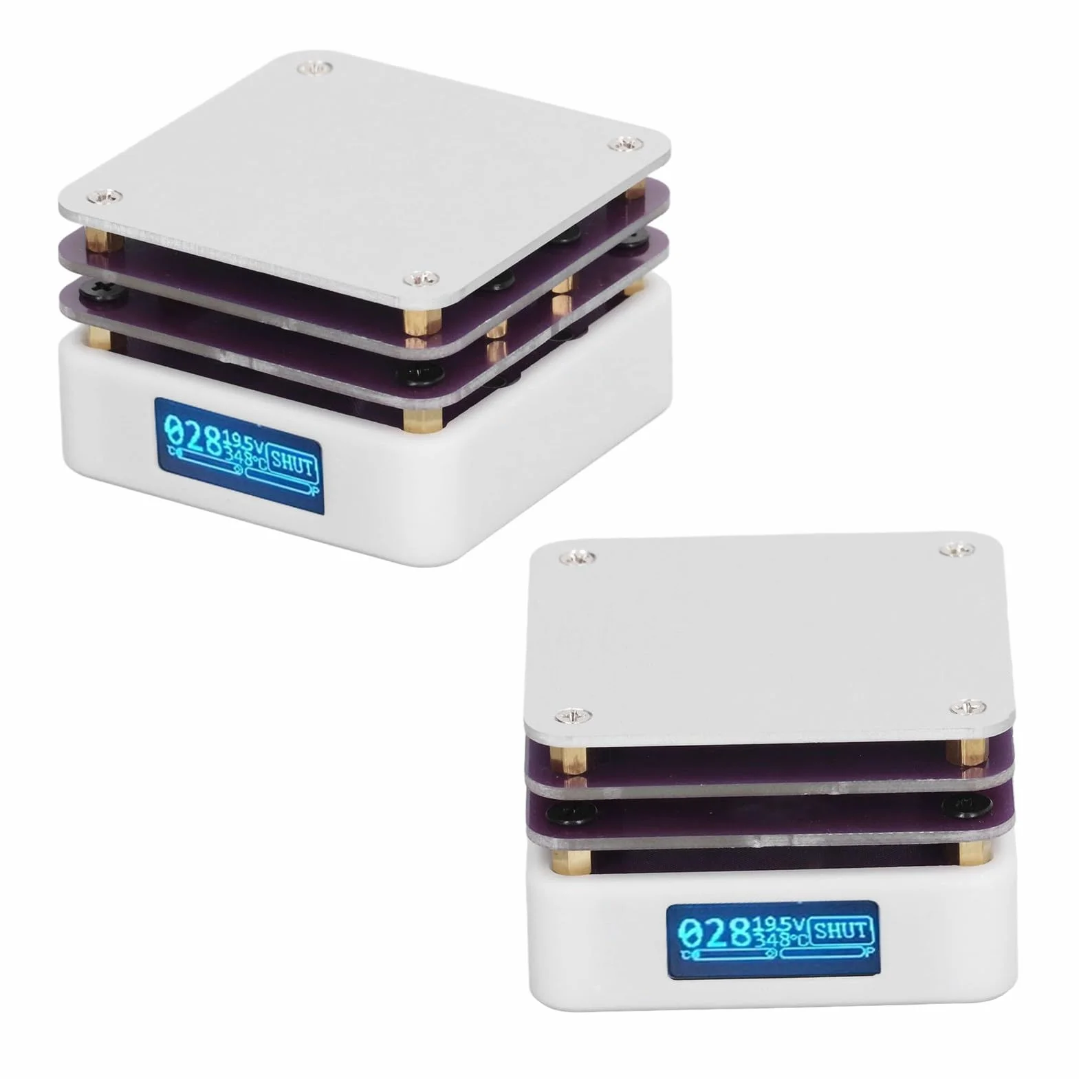Mini elektryczna płyta grzewcza do lutowania stacja z ekranem LED do naprawy elektronicznej