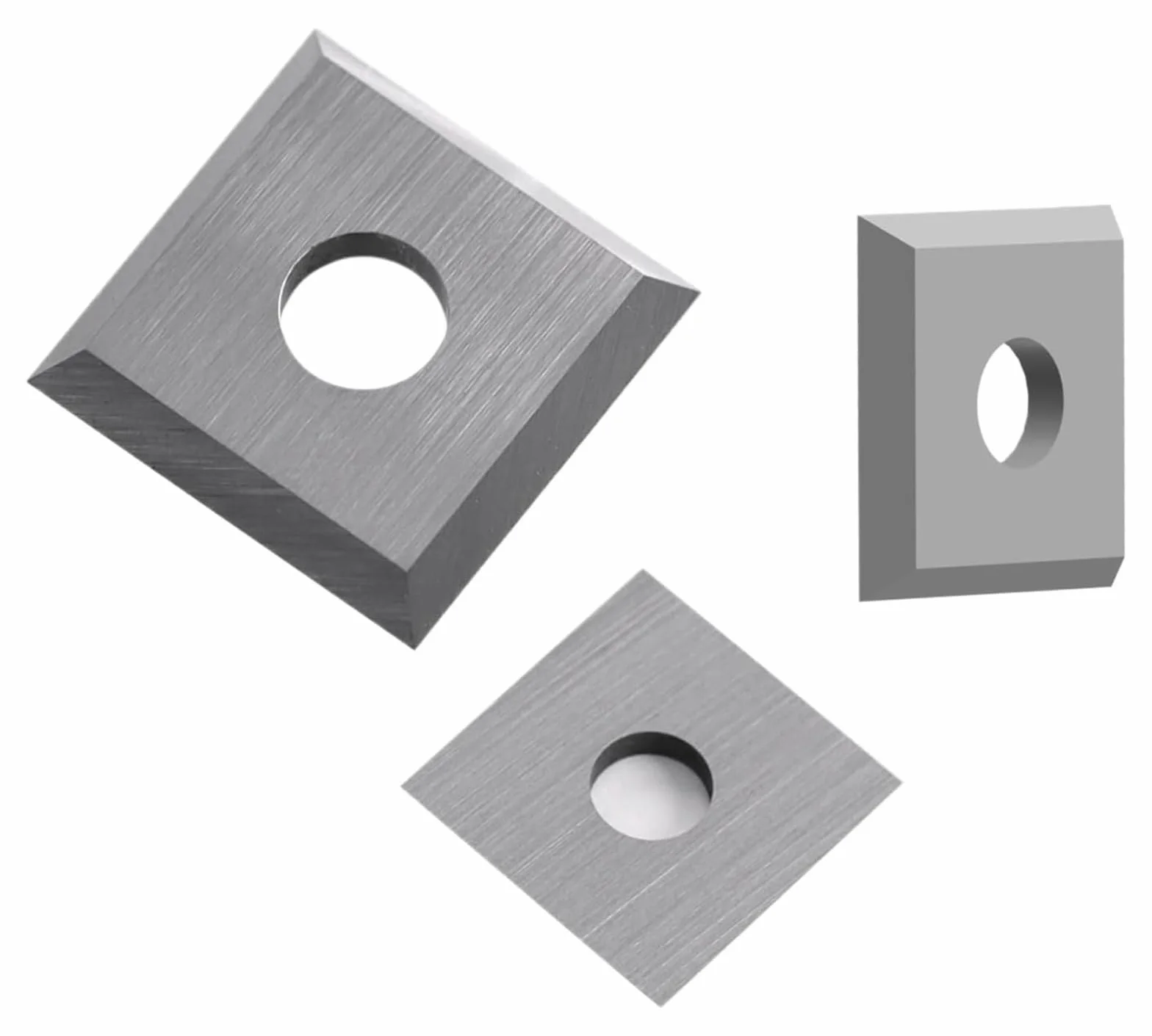 Narzędzia skrawające – płytki do strugów Kwadratowe płytki z węglika wolframu 12x12x1,5 mm do spiralnej głowicy strugarskiej 20 szt.