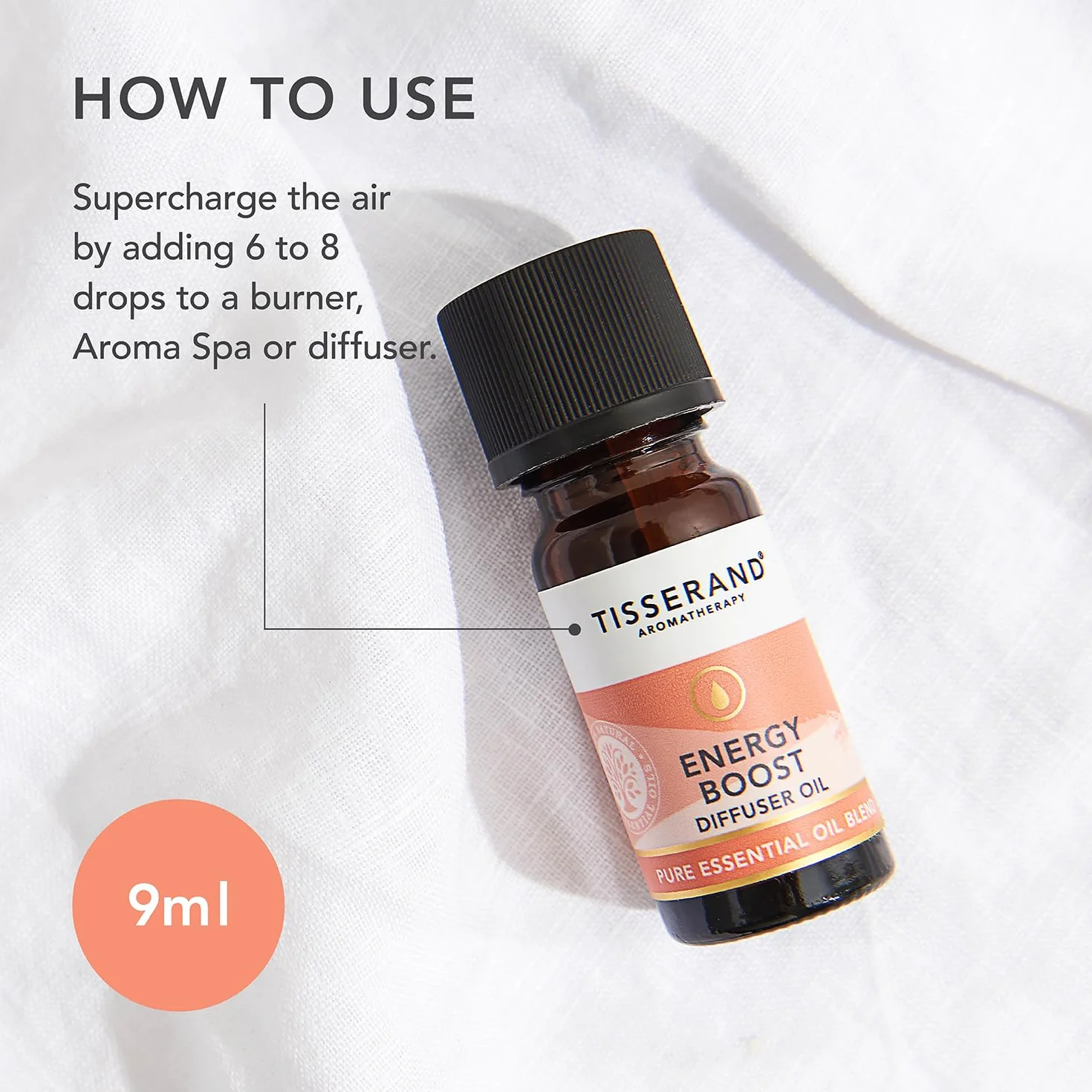 Tisserand Aromatherapy Energy Boost Olejek eteryczny z pomarańczy, limonki i grejpfruta 9 ml