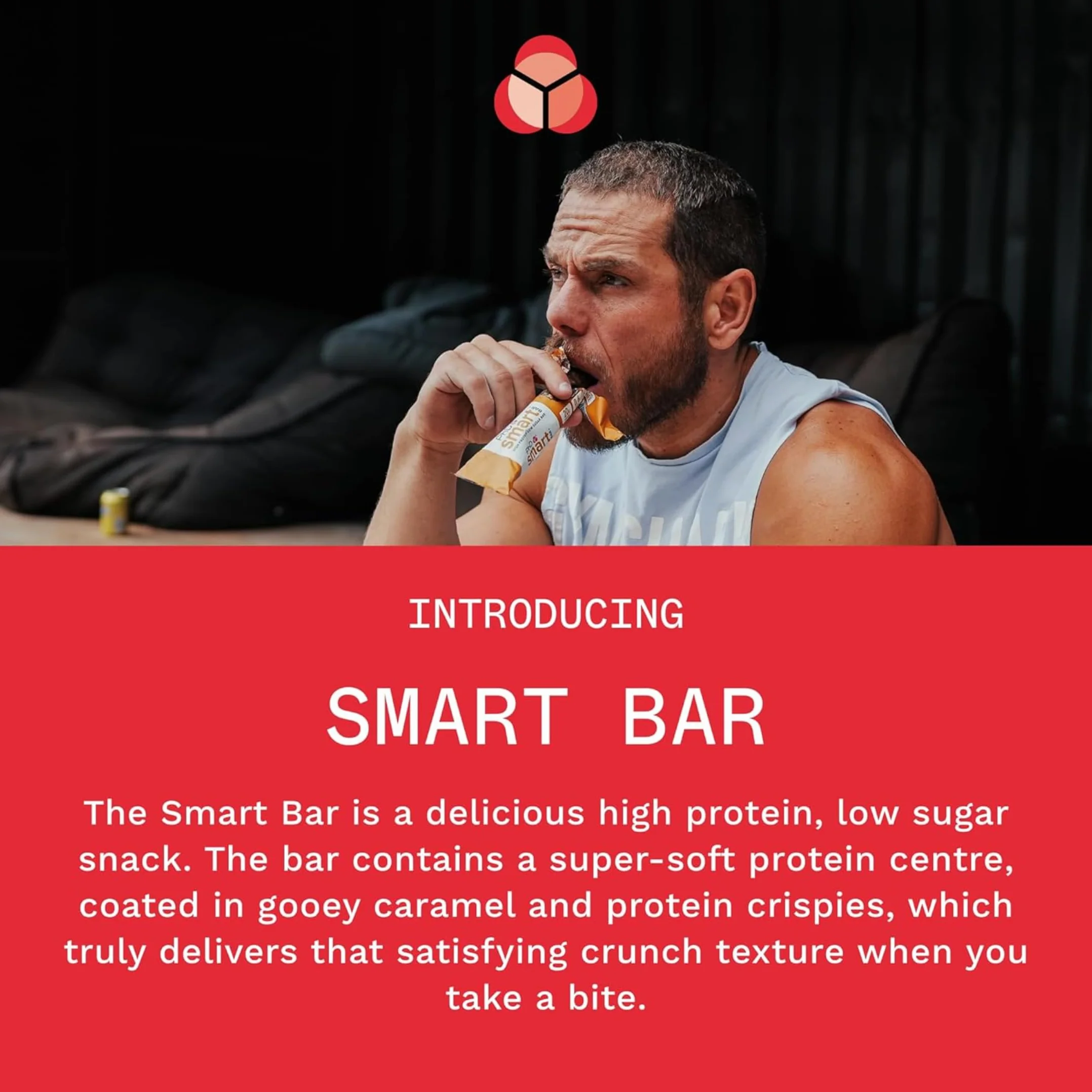 PhD Nutrition Smart Plant Bar niskokaloryczny, wysokobiałkowy, niskocukrowy wegański baton proteinowy/przekąski proteinowe, smak solonego karmelu, 20 g białka roślinnego, baton 64 g (12 sztuk)