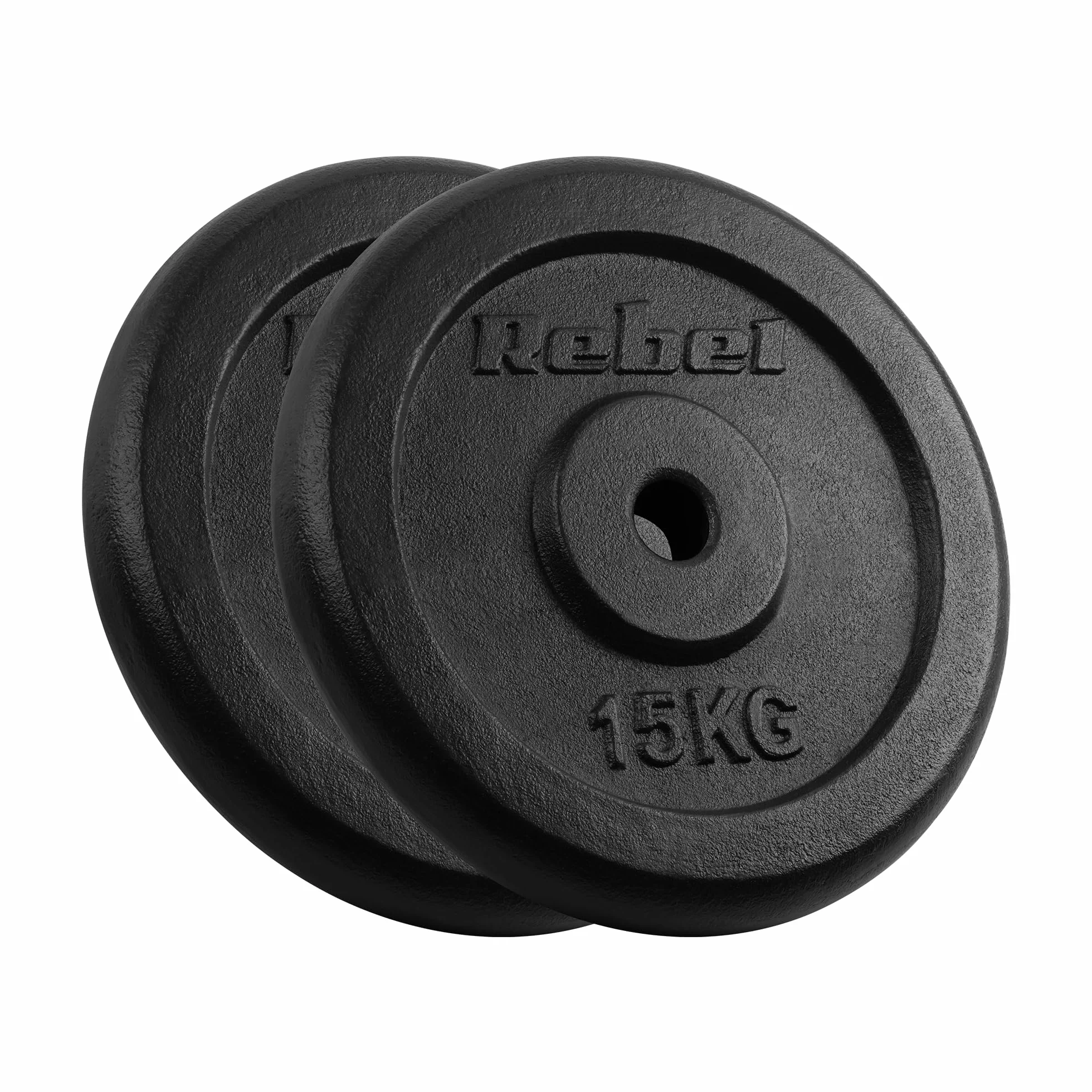 Rebel Zestaw Obciążeń Żeliwnych 2x15kg Otwór 31mm Talerz Klasyczny RBA-2130