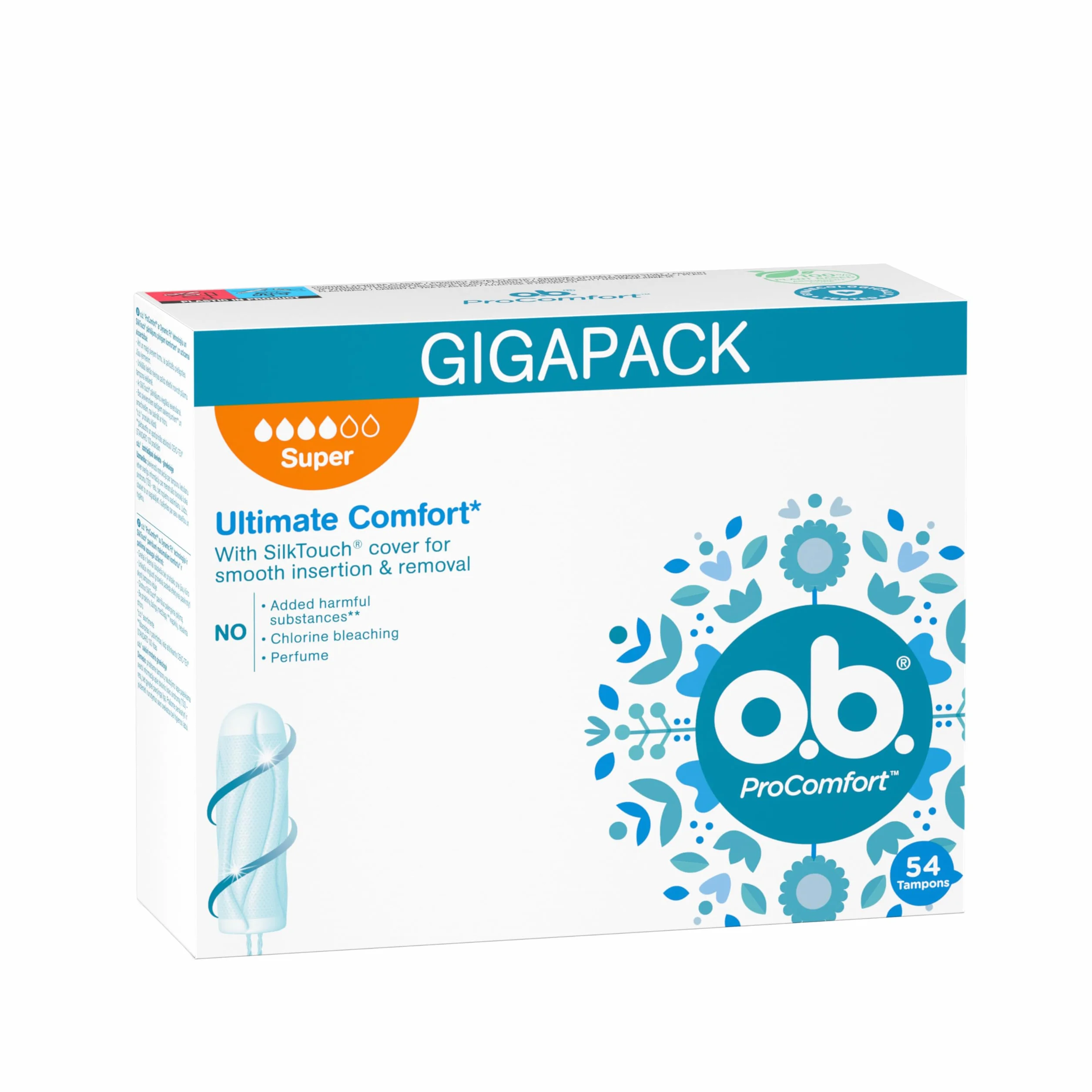 O.B. Ultiem Comfort Tampony, 54 szt.